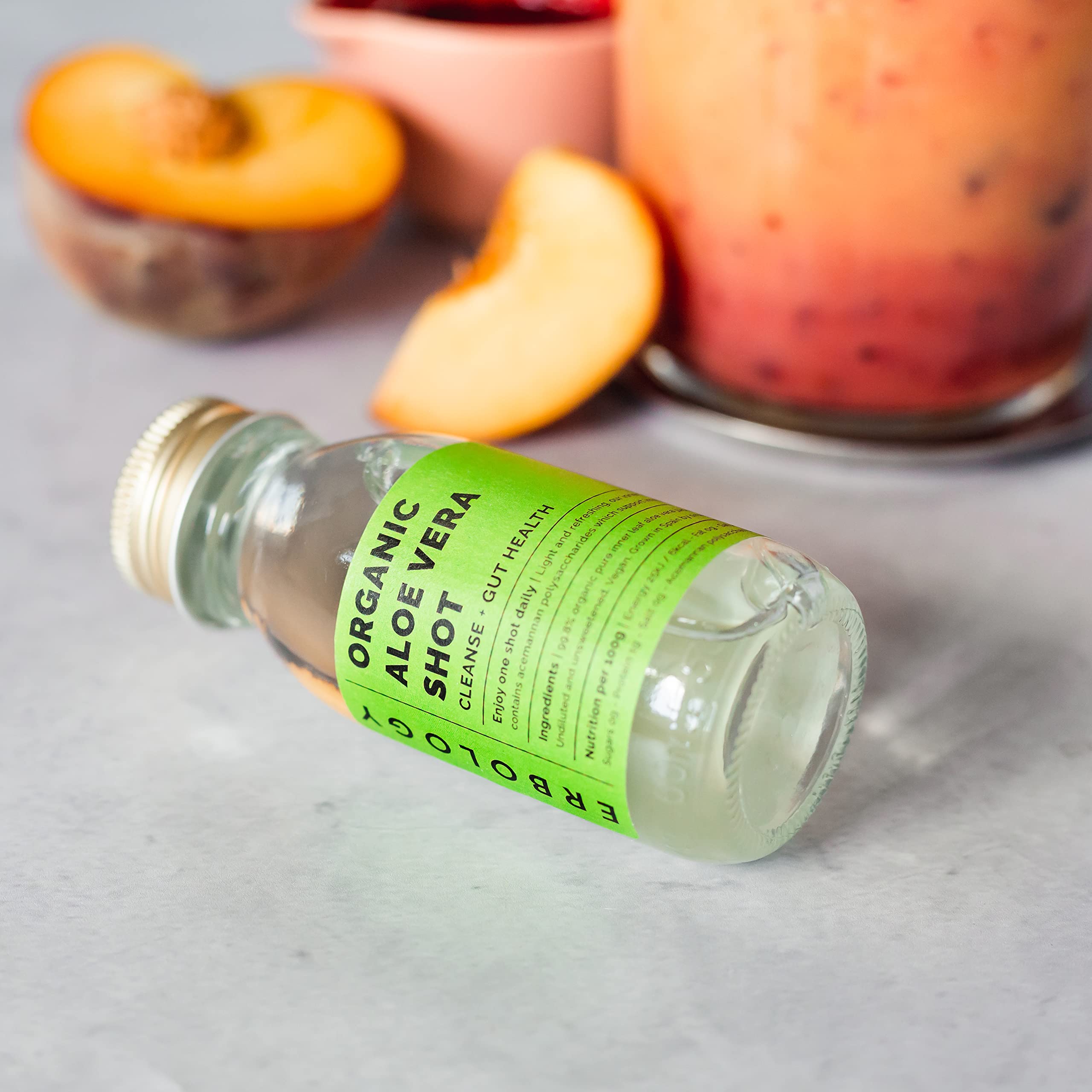 Organic Immunity Booster Shots - Erbology 12-Pack (60ml Each) for Daily Wellness & Energy Support - Perfect for Travel, Workouts, and On-the-Go Nutrition