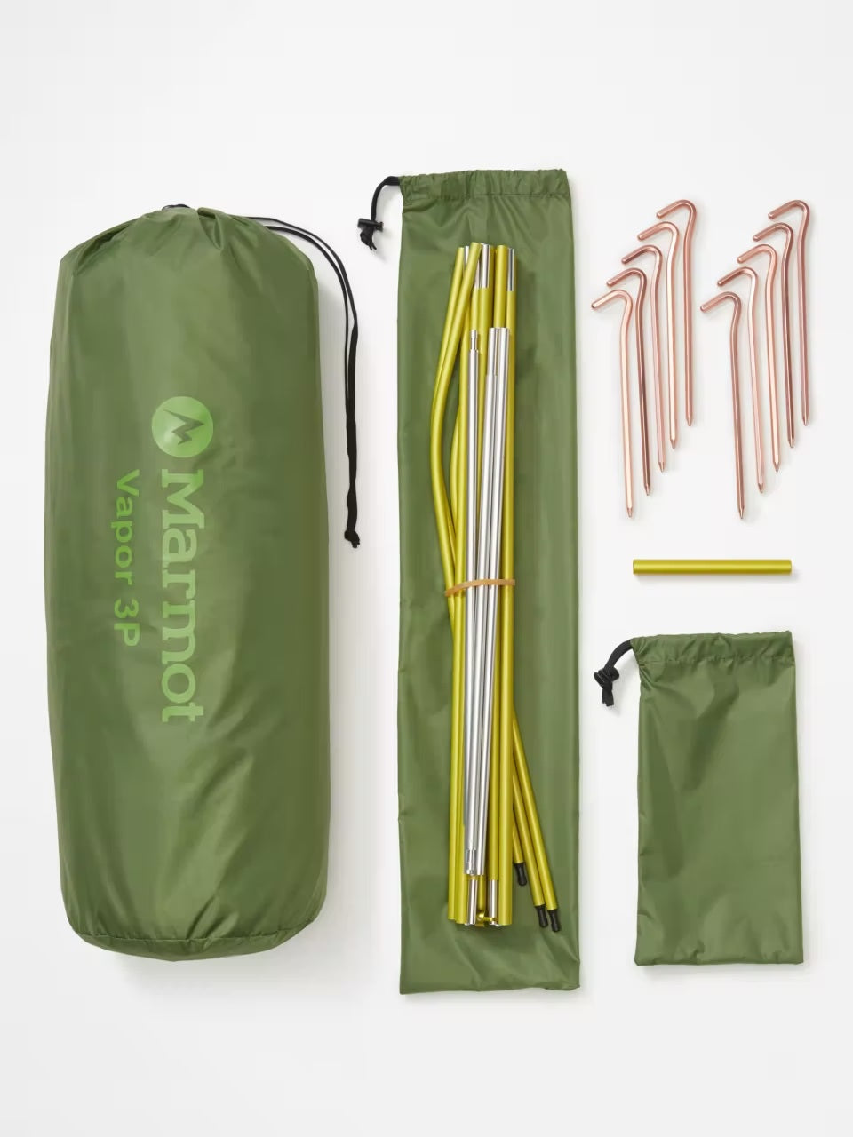 Marmot Vapor 3P Tent - Lightweight 3-Person Backpacking Tent for Camping, Hiking & Outdoor Adventures - Waterproof & Windproof Design for All Seasons
