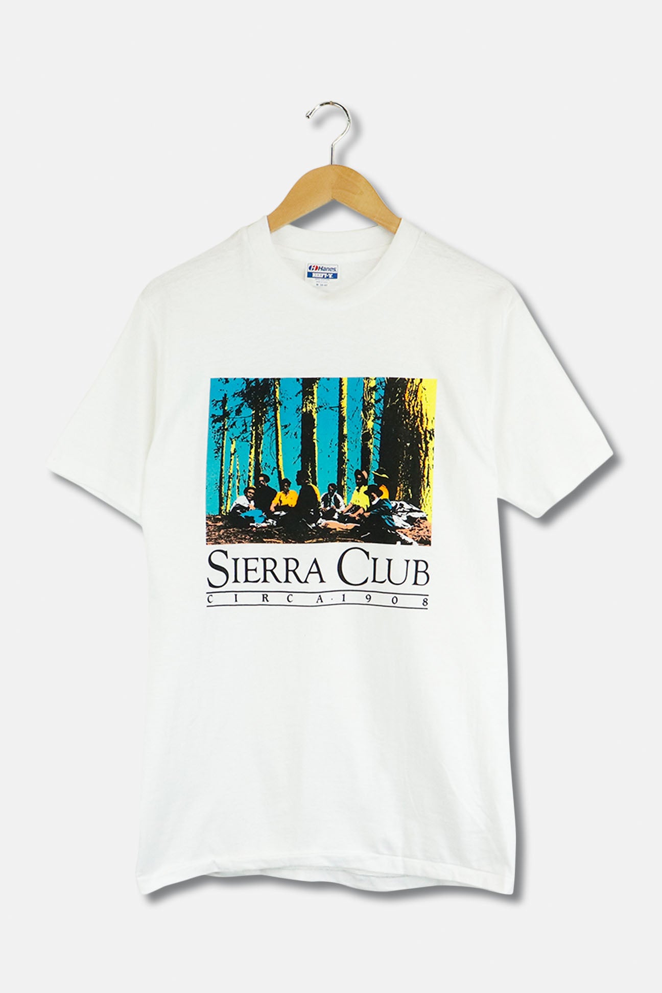 Vintage Sierra Club T-Shirt Size M - Single Stitch Cotton Tee for Outdoor Adventures & Casual Wear