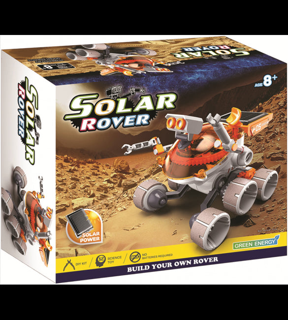 Johnco Solar Rover Kit - DIY STEM Solar Powered Robot Building Kit for Kids & Teens - Educational Science Toy for Outdoor & Indoor Play