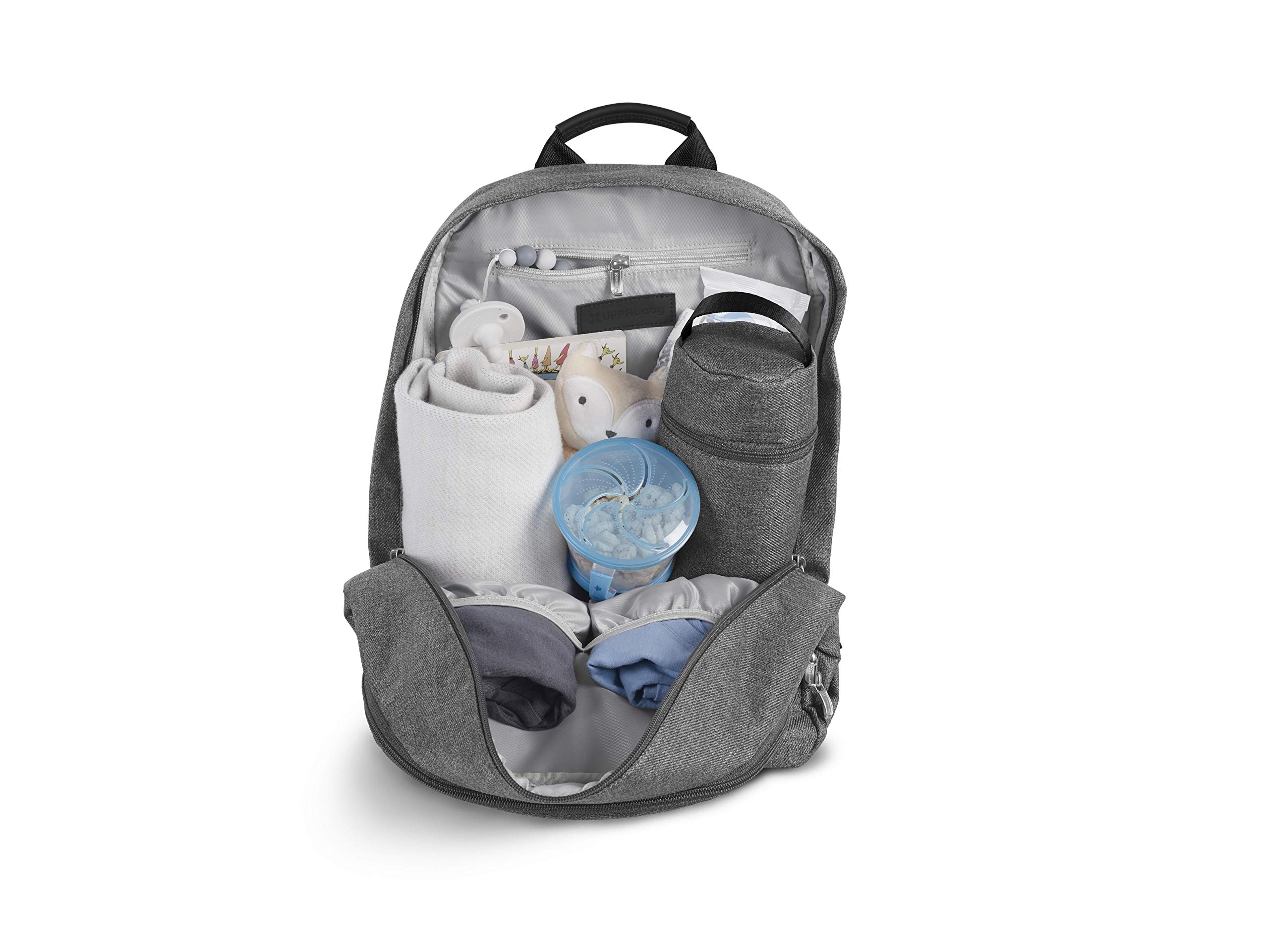 UPPAbaby Unisex Baby Changing Backpack - Stylish Gray Diaper Bag for Parents | Perfect for Travel, Daycare & On-the-Go Parenting