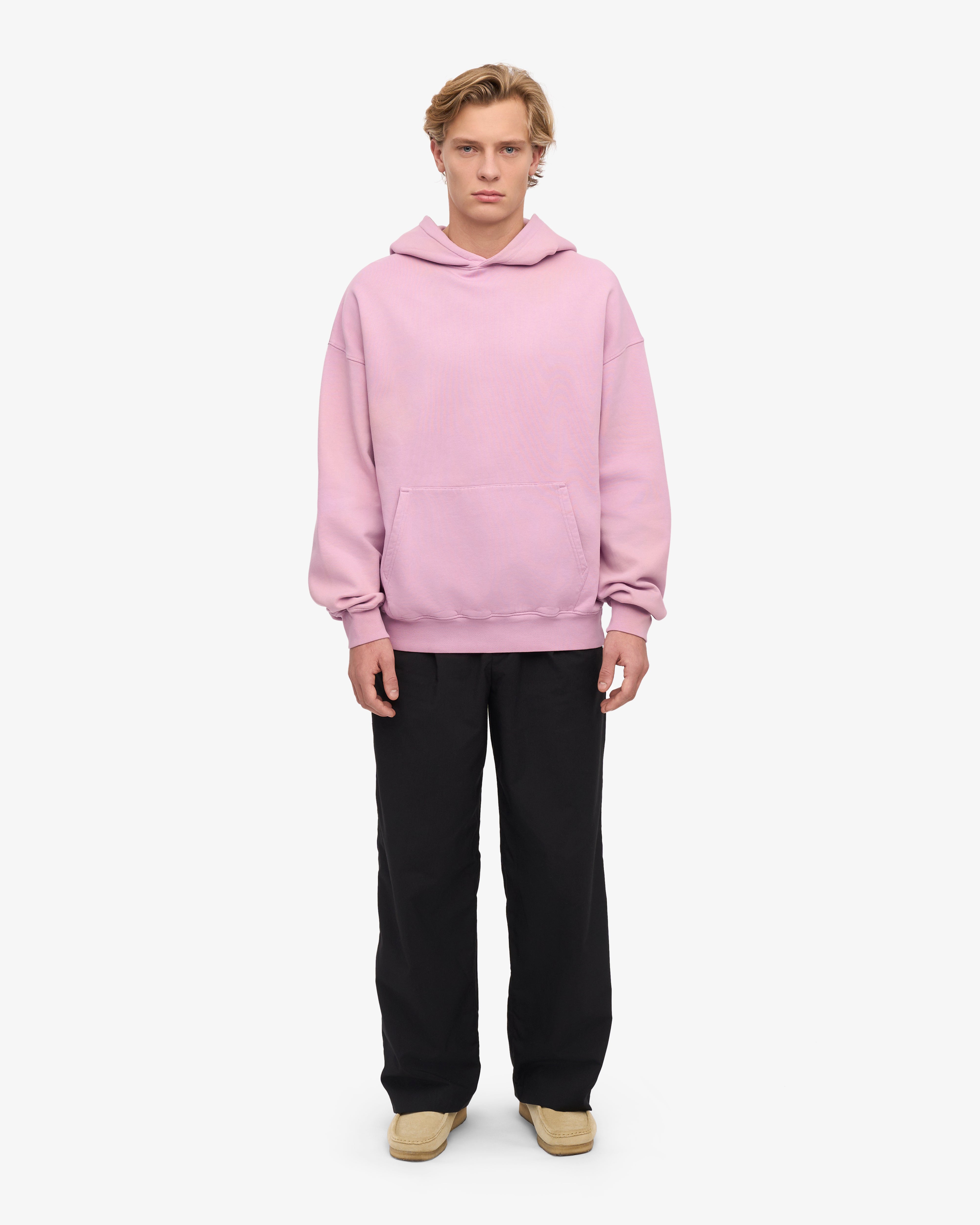 Organic Oversized Hoodie with Cherry Blossom Print - Soft Cotton Pullover for Women & Men - Perfect for Casual Wear, Street Style & Loungewear