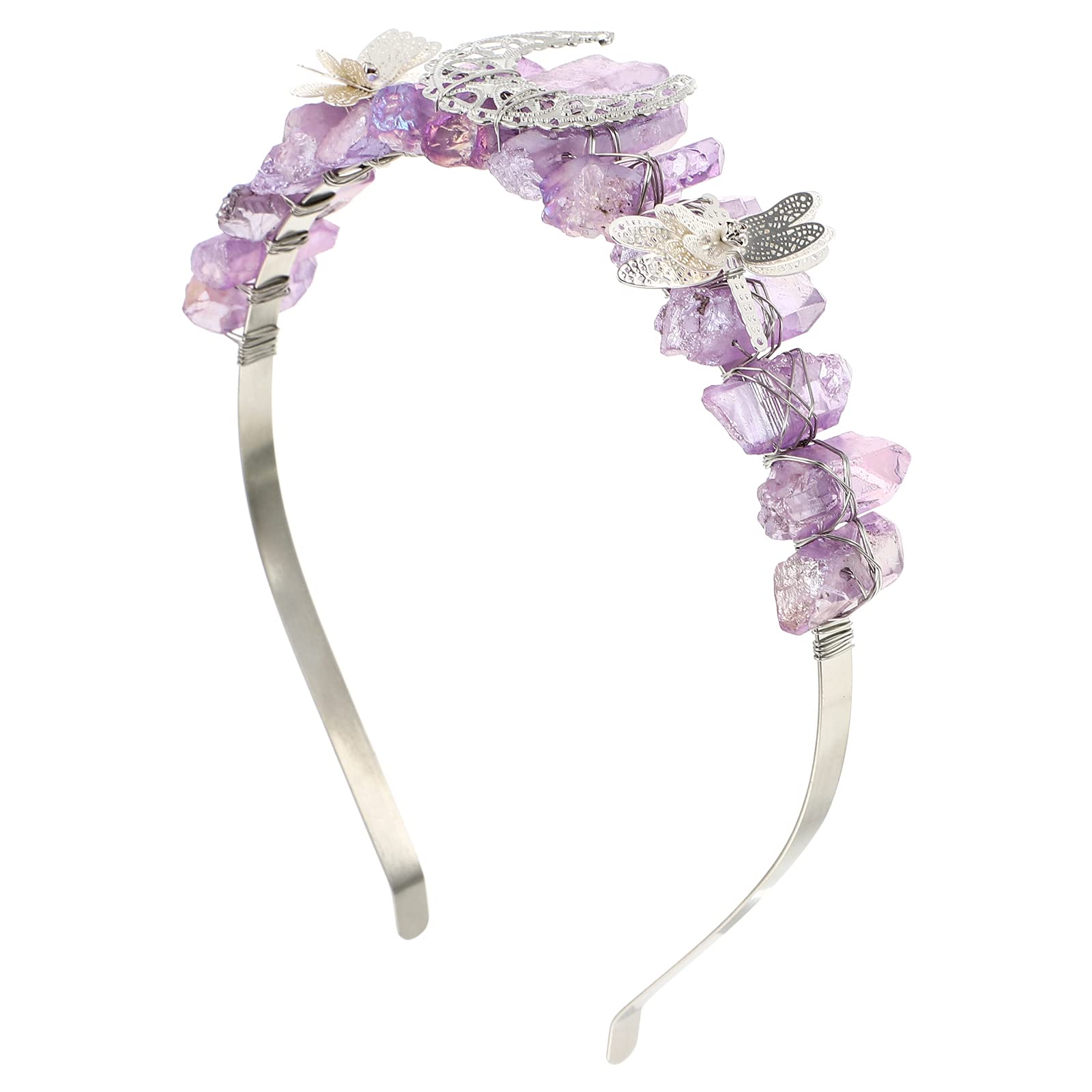 Elegant Crystal Dragonfly Bridal Headband - Handmade Wedding Hair Accessories for Women, Brides, and Kids | Perfect for Bridal Showers, Weddings, and Special Occasions