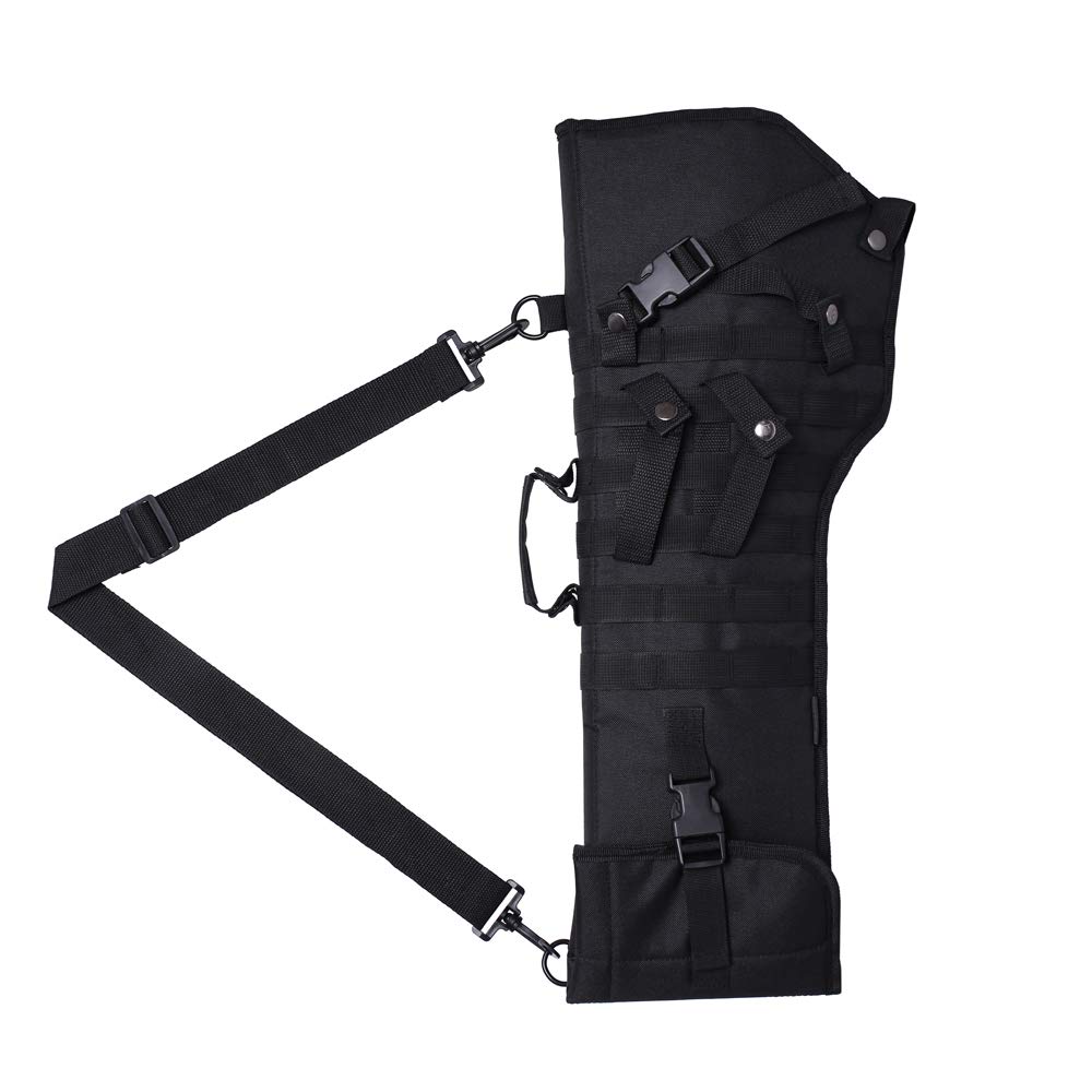 Tactical Rifle Scabbard Shotgun Shoulder Bag - Durable Hunting & Shooting Accessory for Outdoor Adventures, Range Training & Military Use