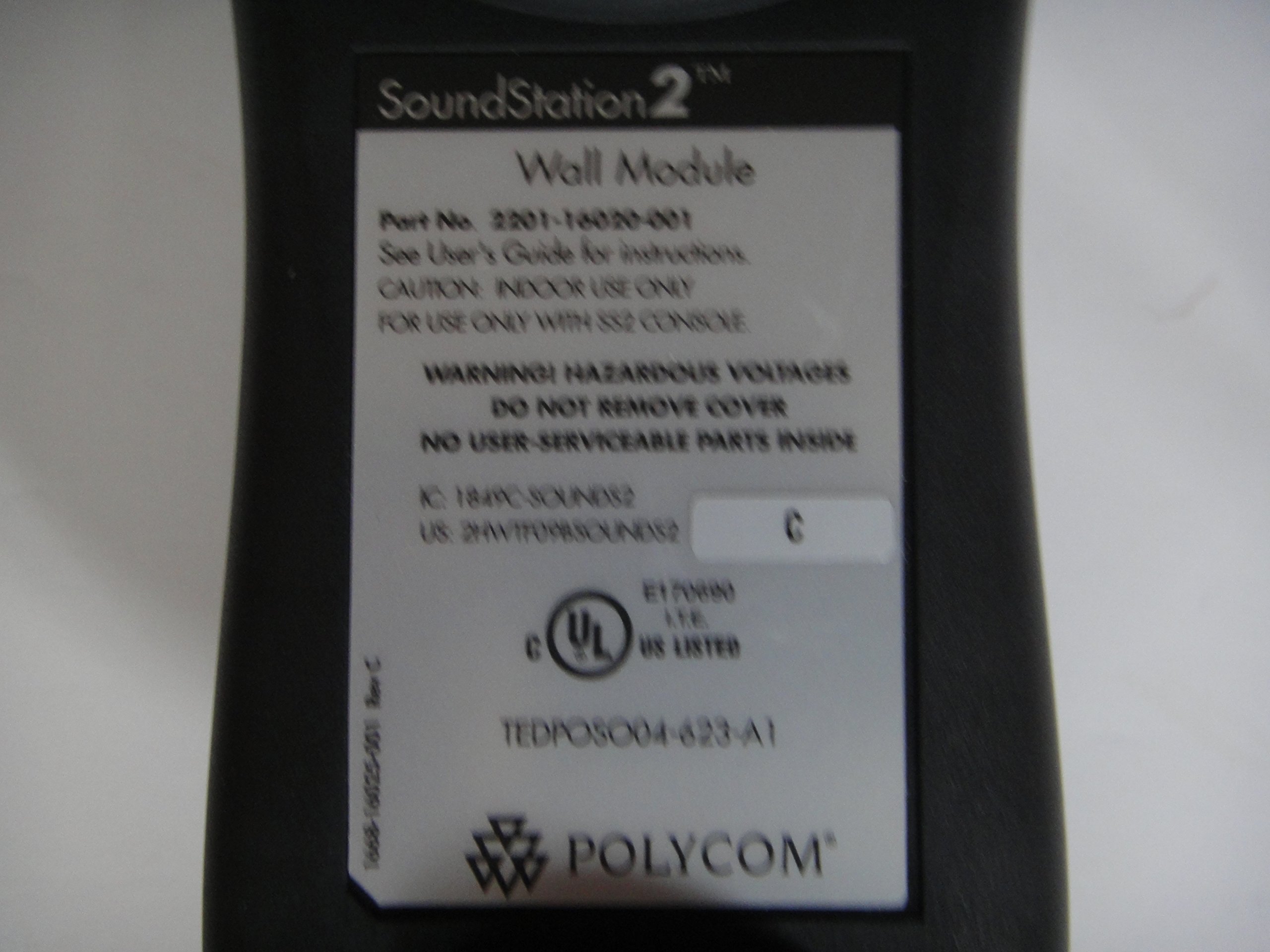 Polycom SoundStation2 2201-16200-601 Expandable Conference Phone - Premium Audio Quality for Business Meetings & Office Communications