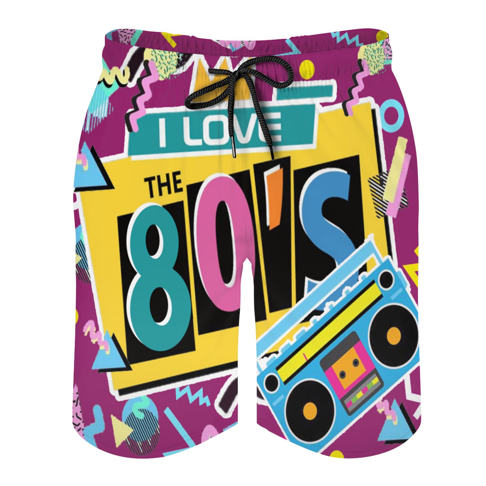 **Giotrwy Men's Quick Dry Swim Trunks with Mesh Lining - Comfortable Beach & Pool Board Shorts with Pockets for Swimming, Surfing, and Summer Activities**