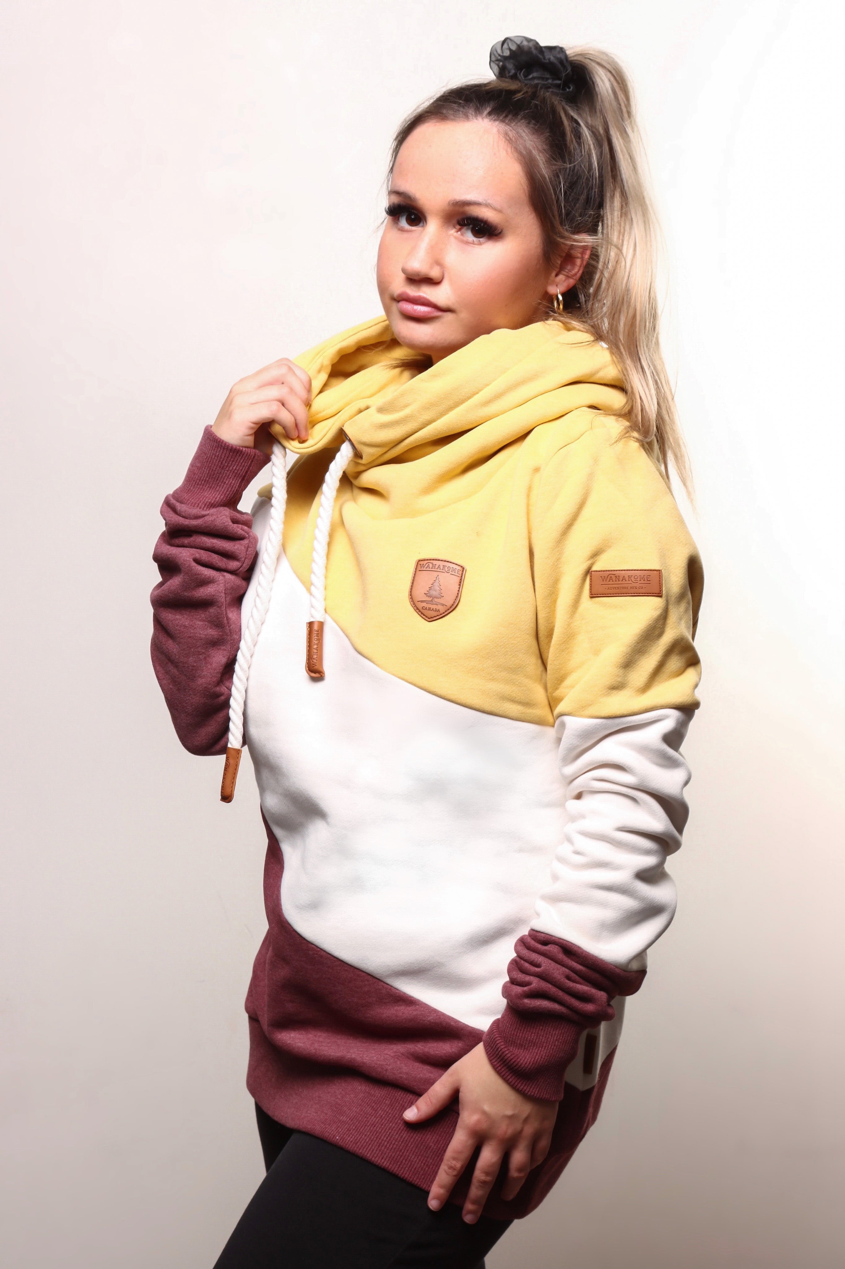 Selene Gold Mix Hoodie for Women - Stylish & Comfortable Pullover Sweatshirt - Perfect for Casual Wear, Gym, and Outdoor Activities