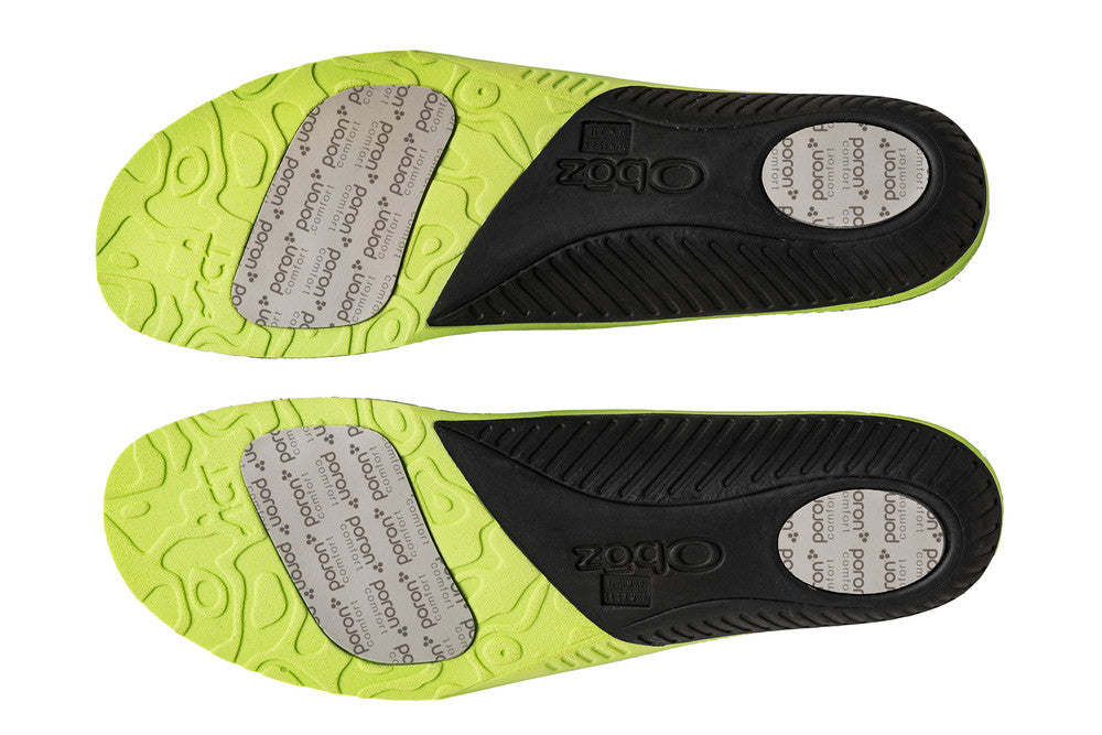 Oboz O Fit Insole Plus II - Premium Cushioning Arch Support Insoles for Men & Women - Perfect for Hiking, Running & Everyday Comfort