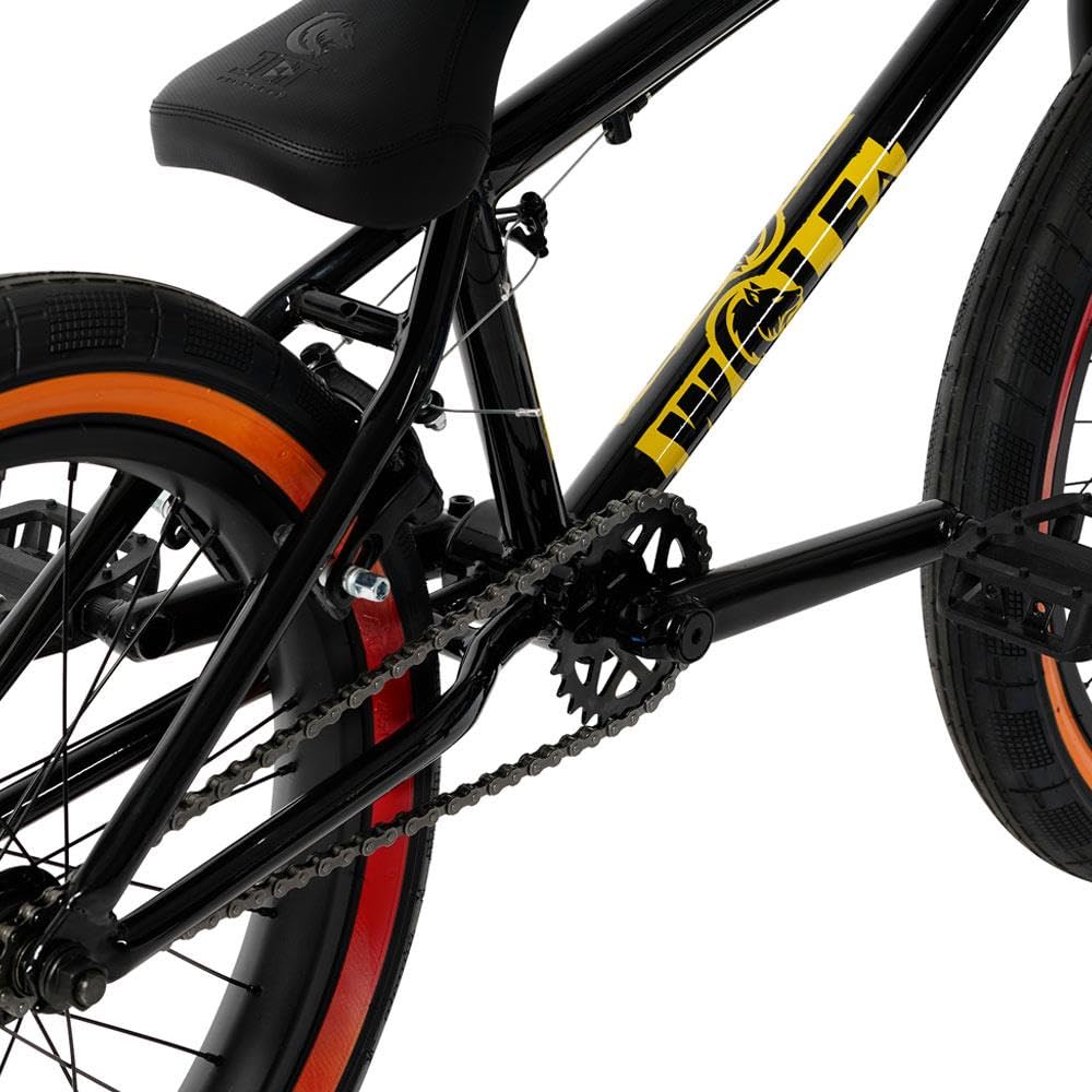 Jet Wolf Freestyle BMX Bike for Kids - 20-Inch Wheels, Intermediate Level Rider - Perfect for Skate Parks, Street Riding & BMX Racing