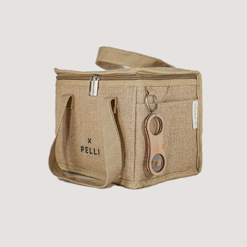 Insulated Jute Lunch Bag for Women & Men - Eco-Friendly Reusable Lunch Box Carrier - Perfect for Work, School, Picnics & Outdoor Activities