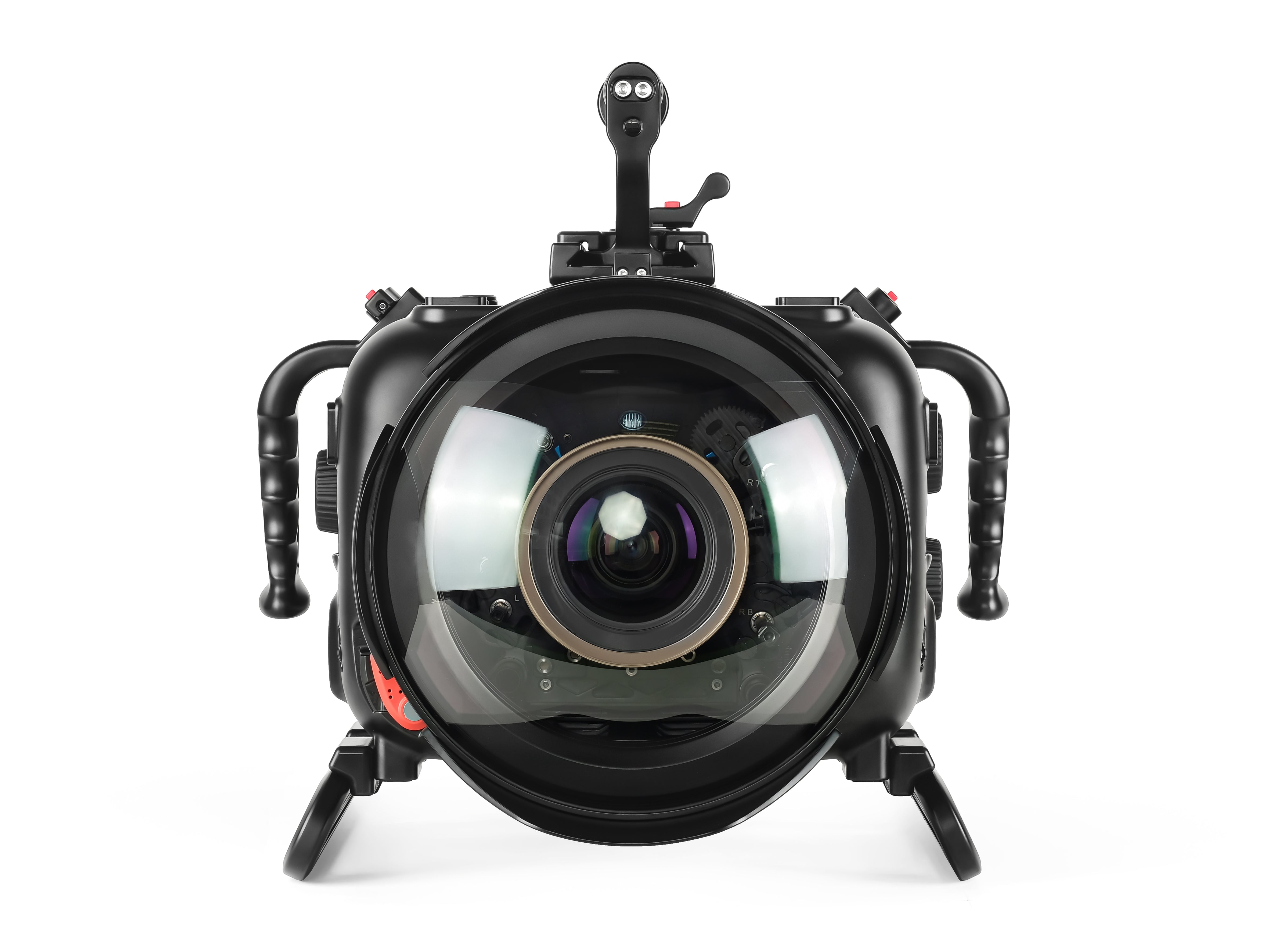 ARRI ALEXA 35 Digital Cinema Camera System with 100mm Housing Extension & N200 250mm Wide Angle Port - Professional Underwater Filmmaking Gear for Cinematic Shoots