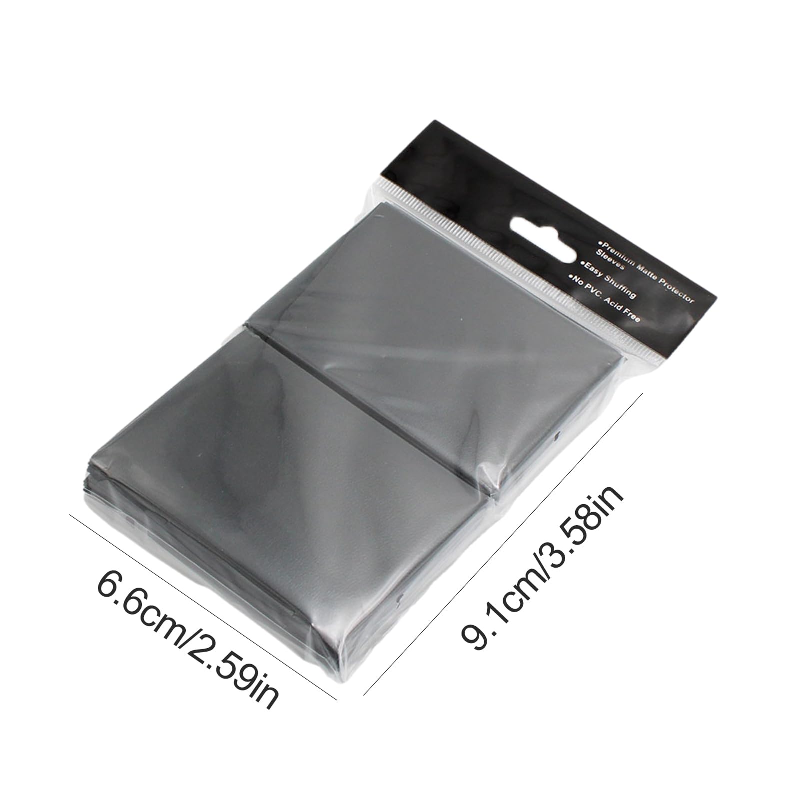 Premium Standard Card Sleeves - 100 Pack Baseball Card Protectors | Acid-Free Trading Card Sleeves for Sports Cards, Photocards & Collectibles | Perfect for Card Storage, Organization & Display (3