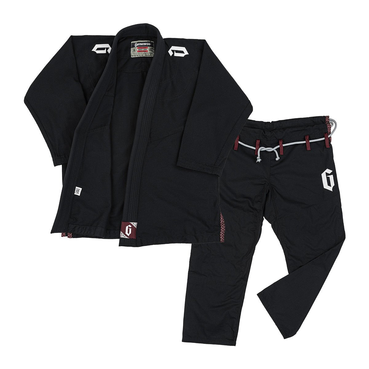 Gameness Youth Air Pro 2.0 BJJ Gi - Lightweight Brazilian Jiu Jitsu Uniform for Kids & Teens - Perfect for Training, Competition & Martial Arts Practice