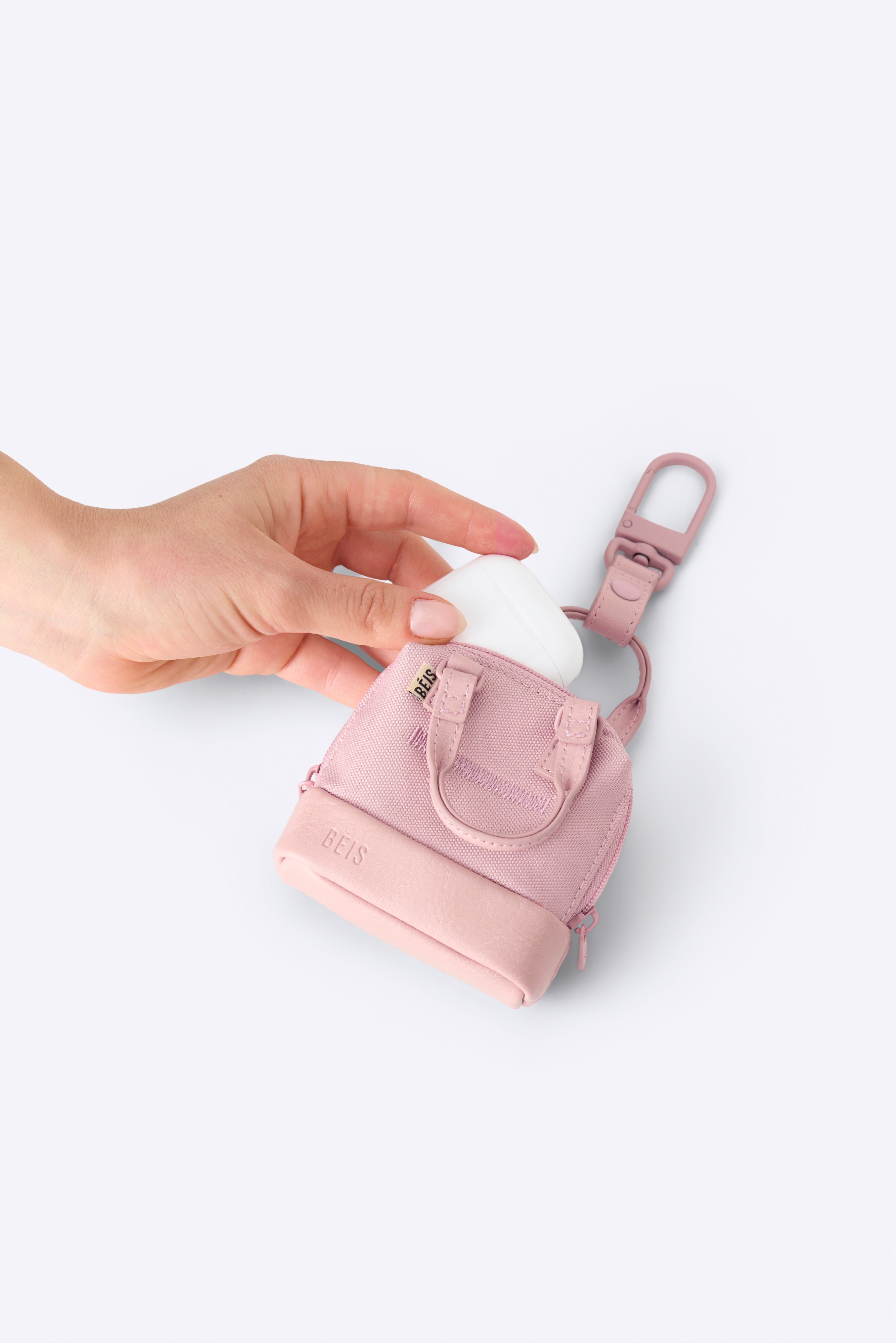 Micro Weekender Charm in Atlas Pink - Stylish & Compact Travel Accessory for Women | Perfect for Weekend Getaways, Beach Trips & Everyday Use
