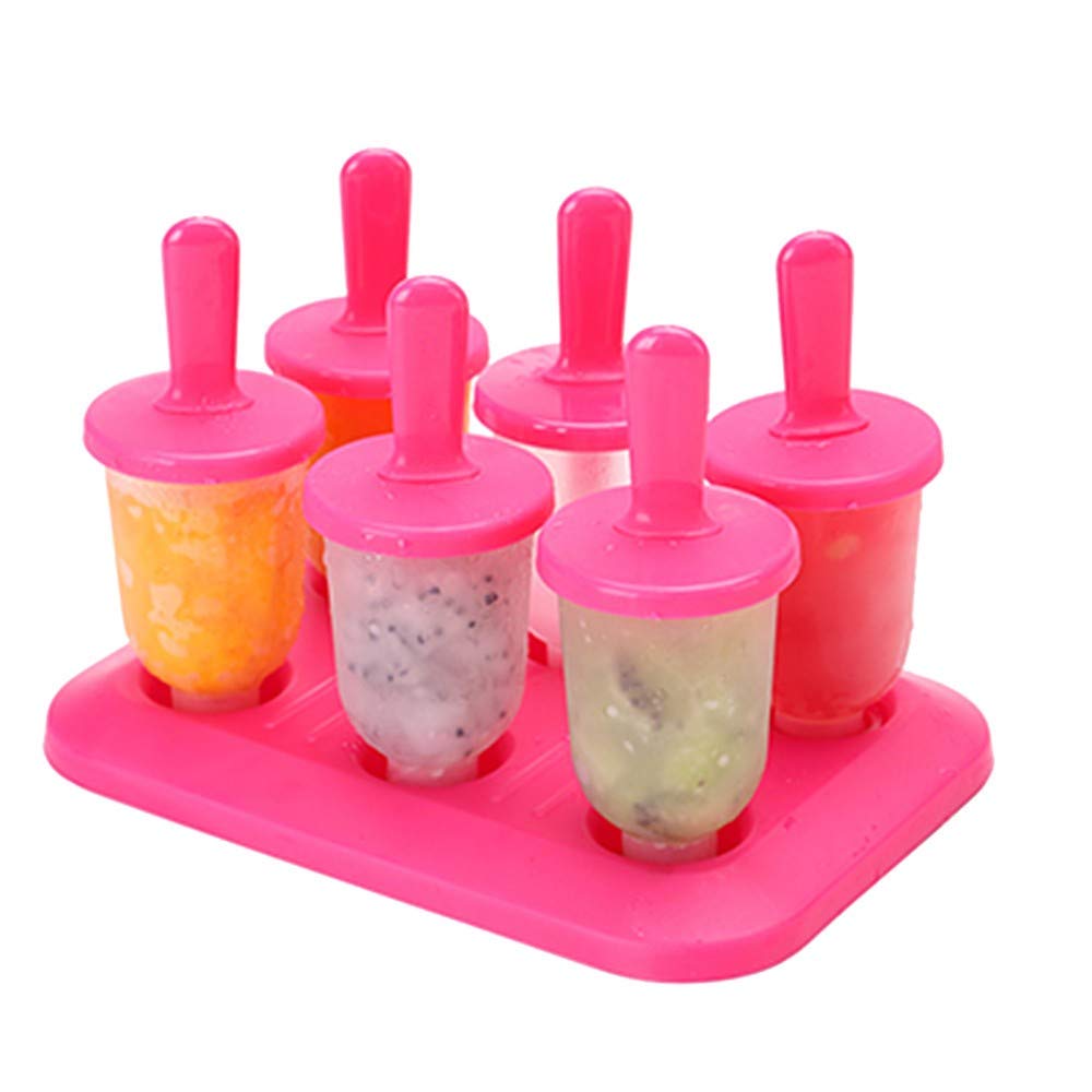 Watonic 3-Pack Reusable Ice Pop Molds - BPA Free Popsicle Maker Set with 3 Vibrant Colors for Homemade Frozen Treats - Perfect for Summer Parties, Kids Snacks & Healthy Desserts