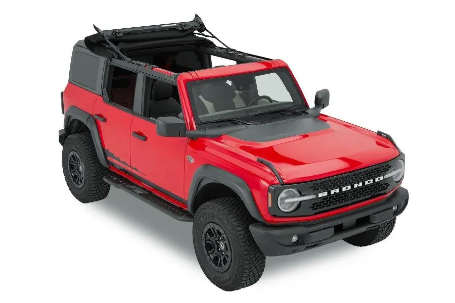 Ford Bronco 4-Door Bestop Skyrider Hardtop Replacement - Black Twill Fabric Sunroof | Convertible Top for Off-Road Adventure & Summer Driving