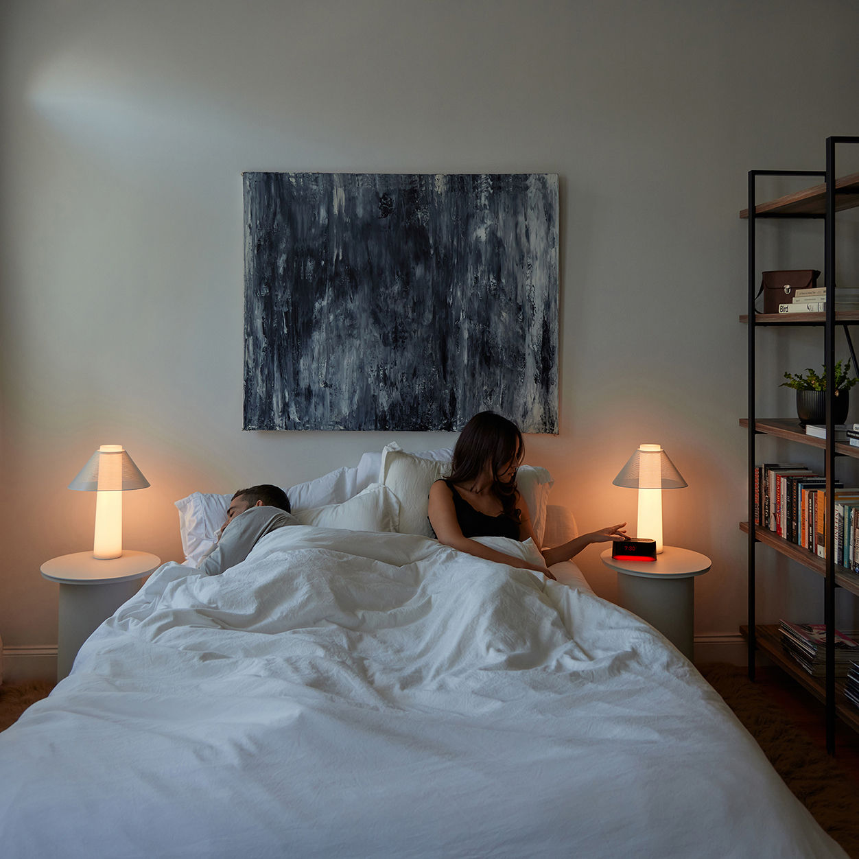 Loftie Lamp - Smart Sunrise Alarm Clock & Night Light with Sunrise Simulation, Natural Sounds, and Bluetooth Speaker for Bedroom, Nursery, and Relaxation