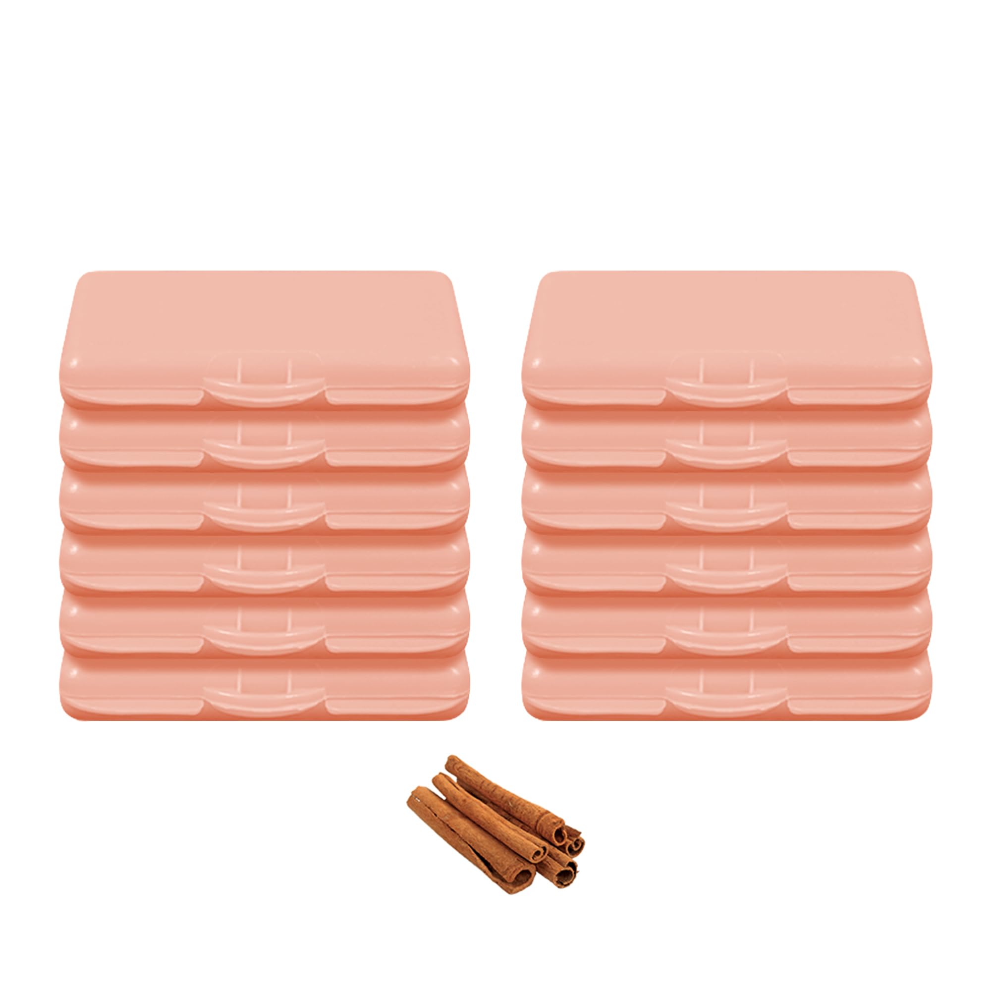 Carmel Orthodontic Relief Wax for Braces - Cinnamon Scented Dental Wax (Pack of 12) - Soothes Irritation from Dental Appliances & Damaged Teeth - Perfect for Orthodontic Patients & Daily Comfort