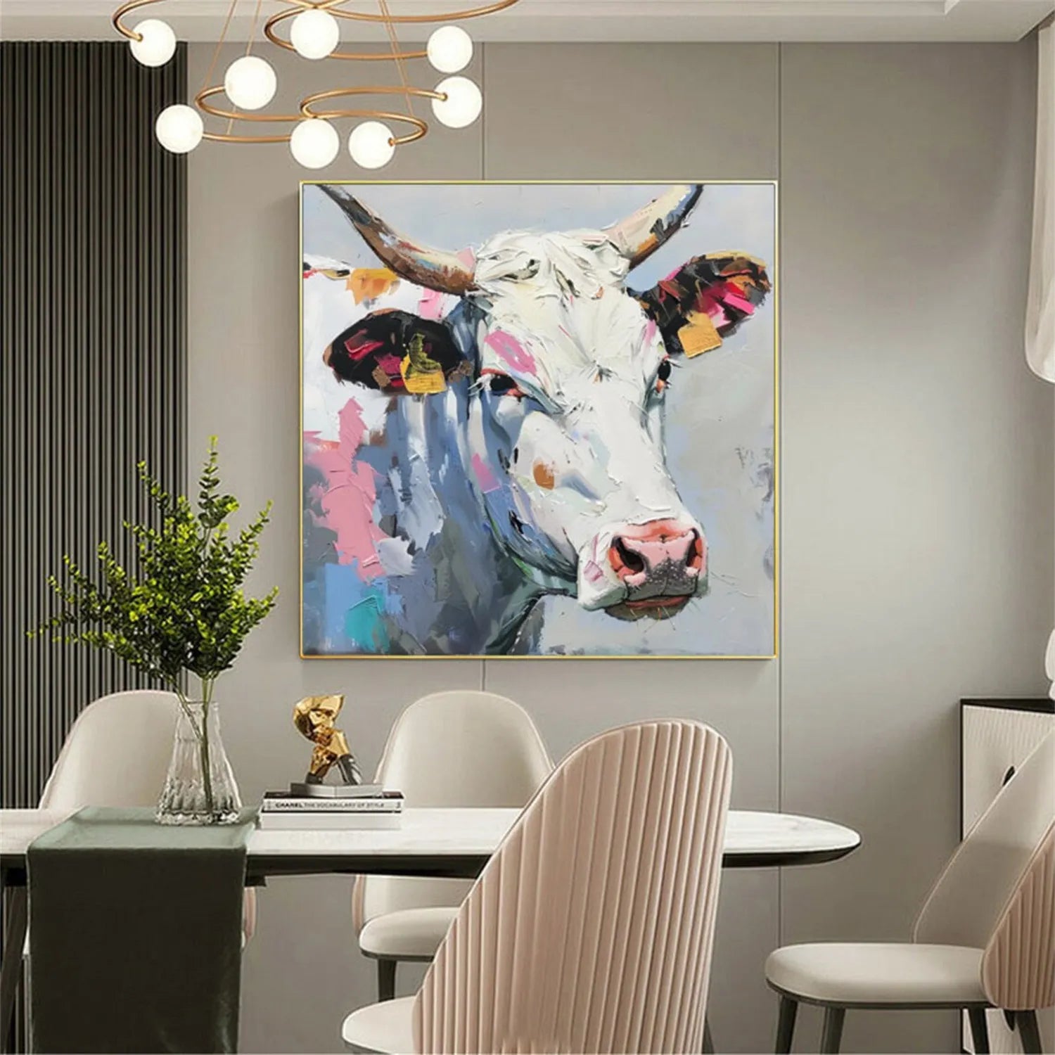 Animal Art Painting #AP093 - Handmade Wildlife Canvas Art for Home & Office Decor | Perfect for Living Room, Bedroom, or Gift
