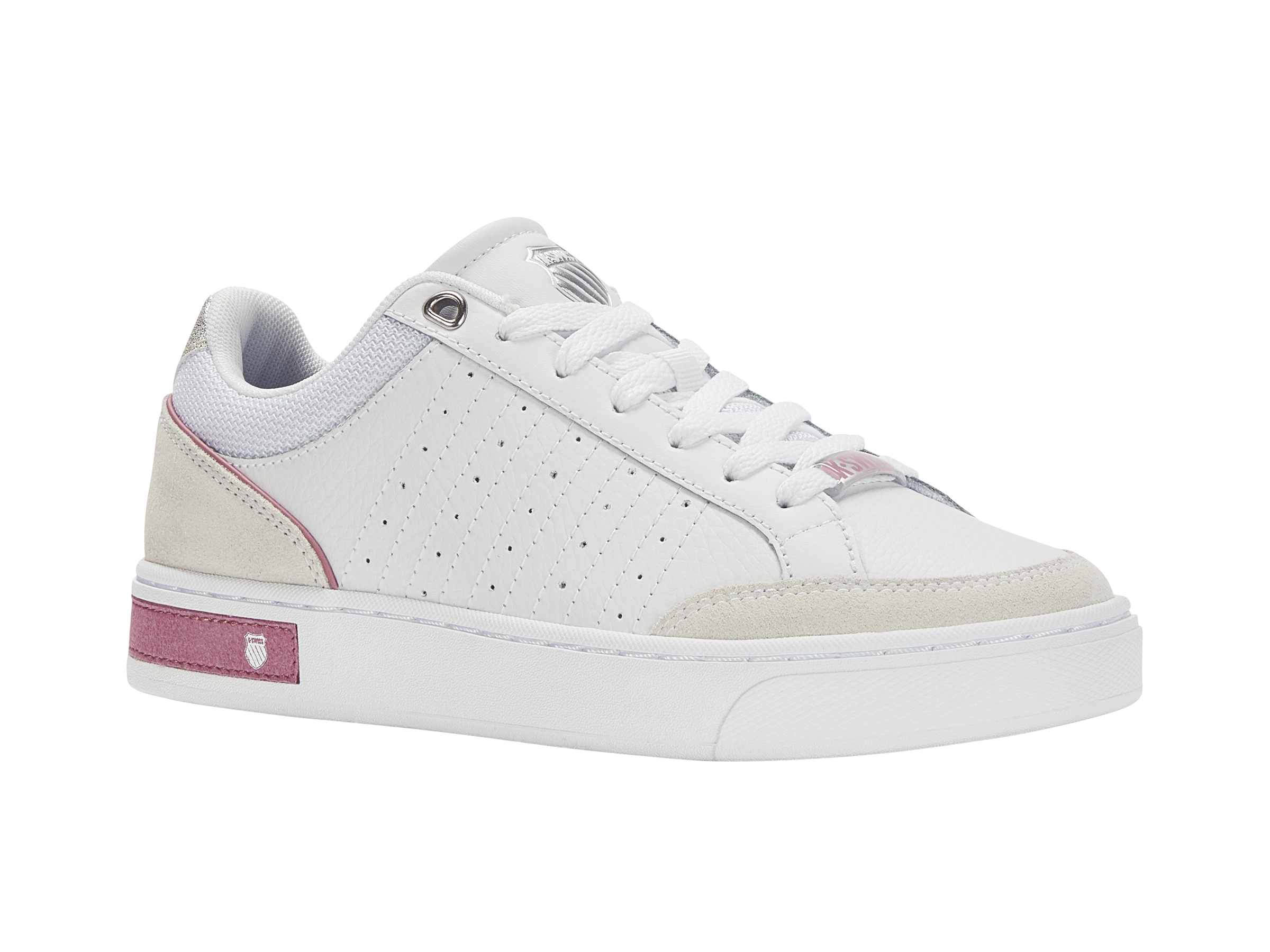 Nike Court Borough Low SE Men's Shoes - White/Foxglove/Silver | Comfortable Sneakers for Casual Wear, Walking & Light Sports