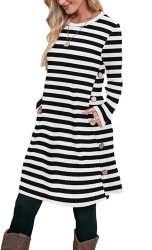 Black White Striped