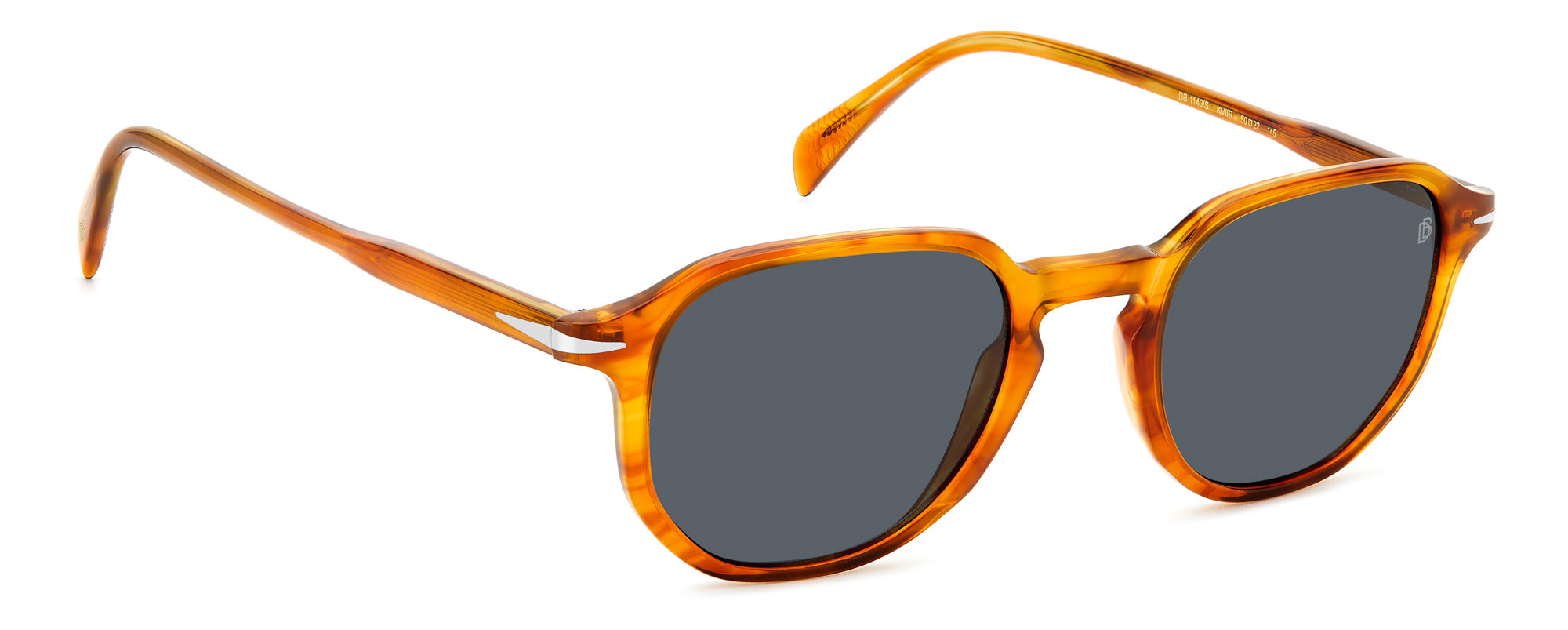 David Beckham DB1140/S Men's Sunglasses - Polarized UV Protection Aviator Style for Outdoor Sports & Driving