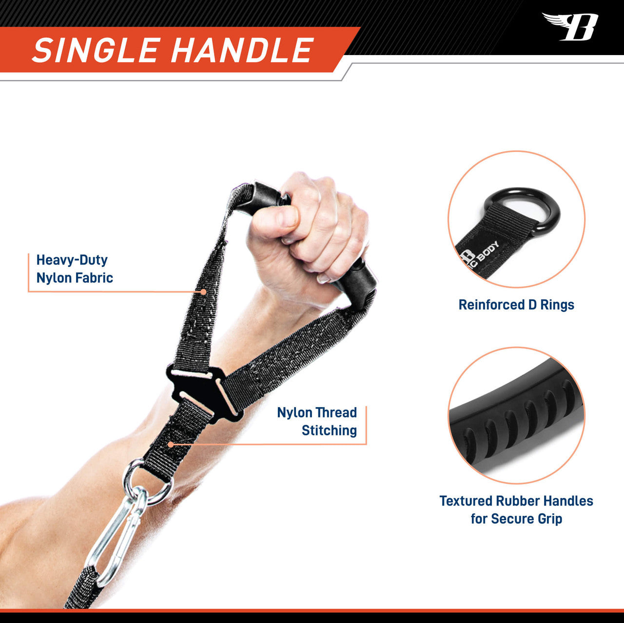 Bionic Body Resistance Band Kit - Premium Workout Bands for Home Gym, Strength Training & Physical Therapy | BBKT 090 | Perfect for Fitness, Yoga, Rehabilitation & Muscle Building