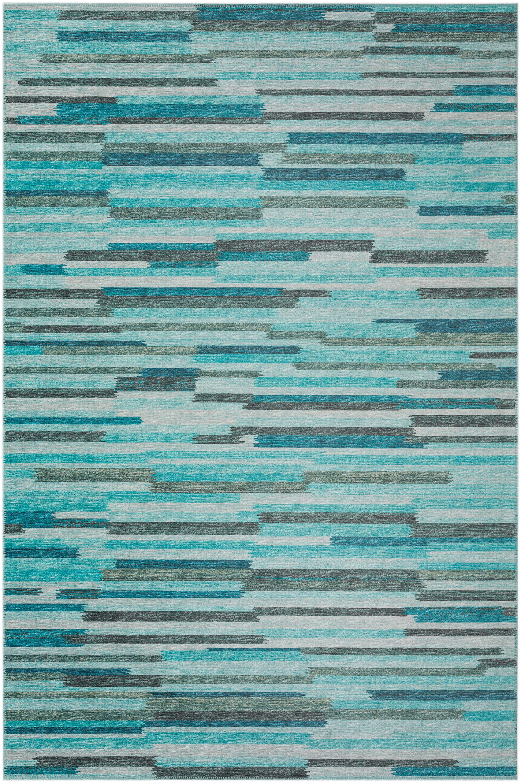 Addison Rugs Yuma AYU38 Turquoise 8' x 10' Area Rug - Soft & Durable for Living Room, Bedroom & Home Decor