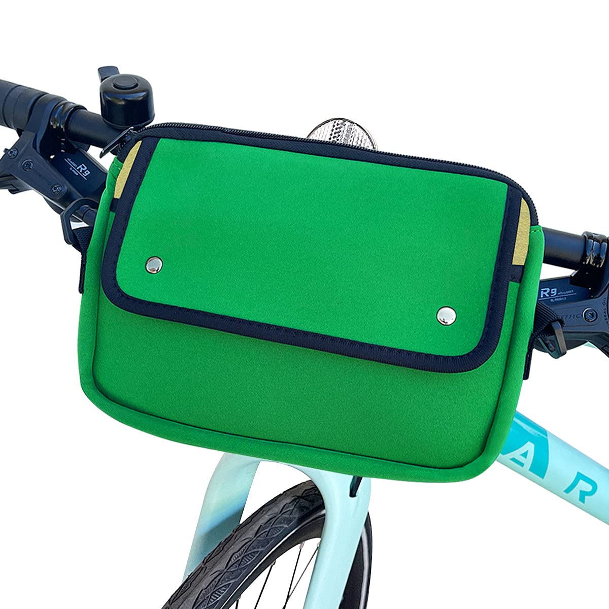 Allydrew Waterproof Bike Handlebar Bag - Durable Cycling Storage Pouch for Tools, Phone & Accessories - Perfect for Mountain Biking, Commuting & Outdoor Adventures