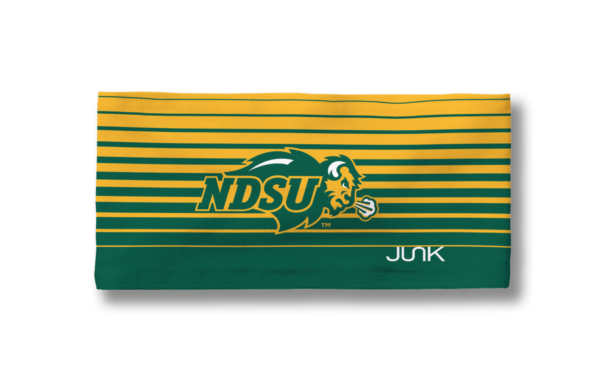 North Dakota State University Gradient Stripe Big Bang Lite Headband - Adjustable Sports Headband for Running, Yoga & Workouts - Perfect for Women's Fitness & Active Lifestyle