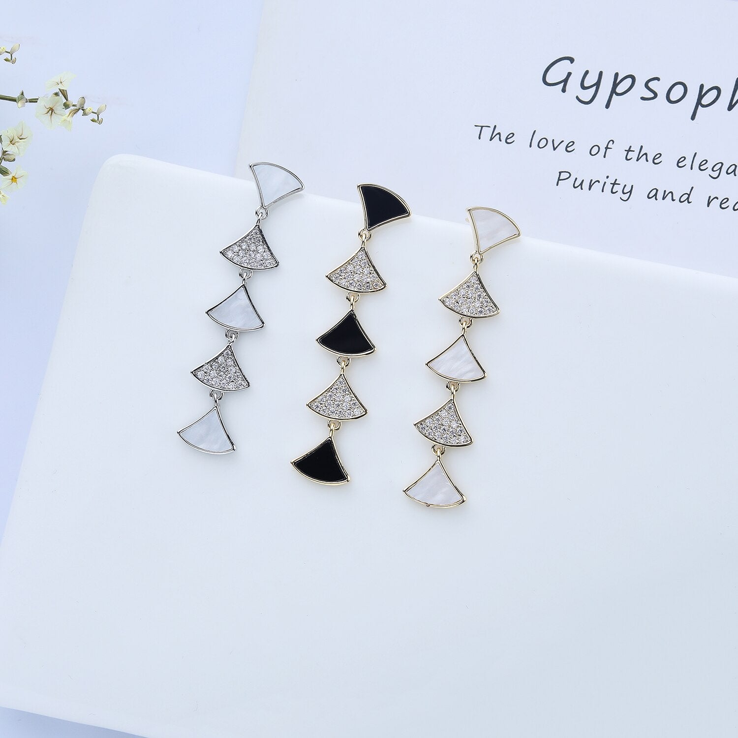 Cubic Zirconia CZ Dangle Earrings for Women - Elegant Crystal Bridal Jewelry for Wedding, Bridesmaid Gifts & Birthday Parties | Perfect for Special Occasions & Evening Events