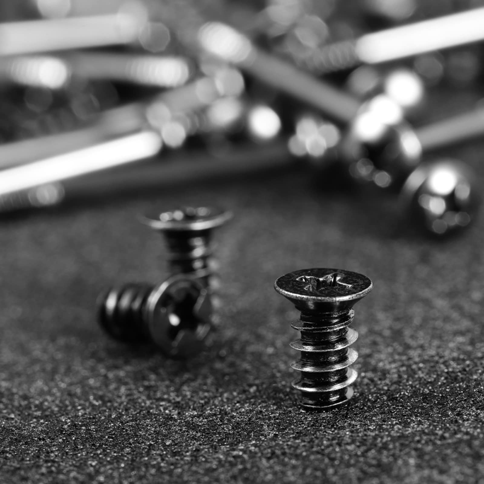 60pcs Computer Case Cooling Fan Screws - Long & Short PC Fan Mounting Screws Kit for Case Fans - Perfect for PC Builds, Gaming Rigs & Computer Upgrades