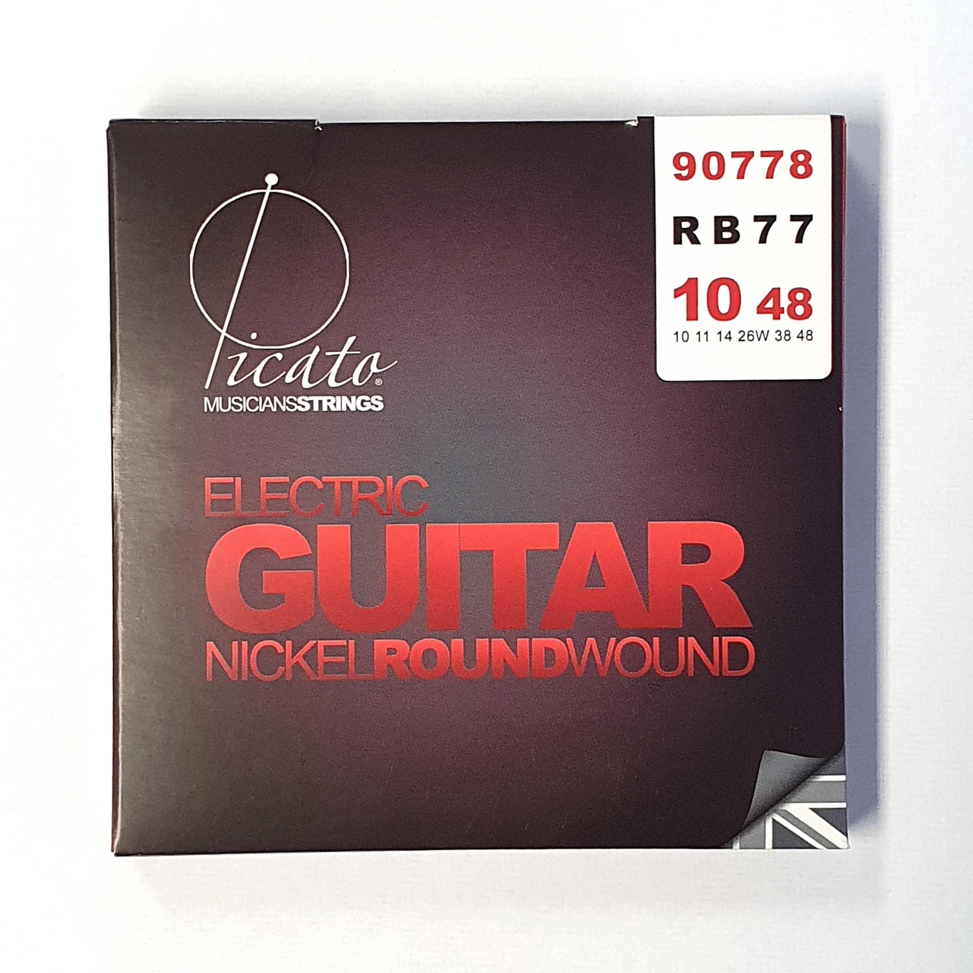 Nickel Round Wound 10-48 Electric Guitar Strings (90778) - Premium Quality for Rock, Blues & Metal Performance