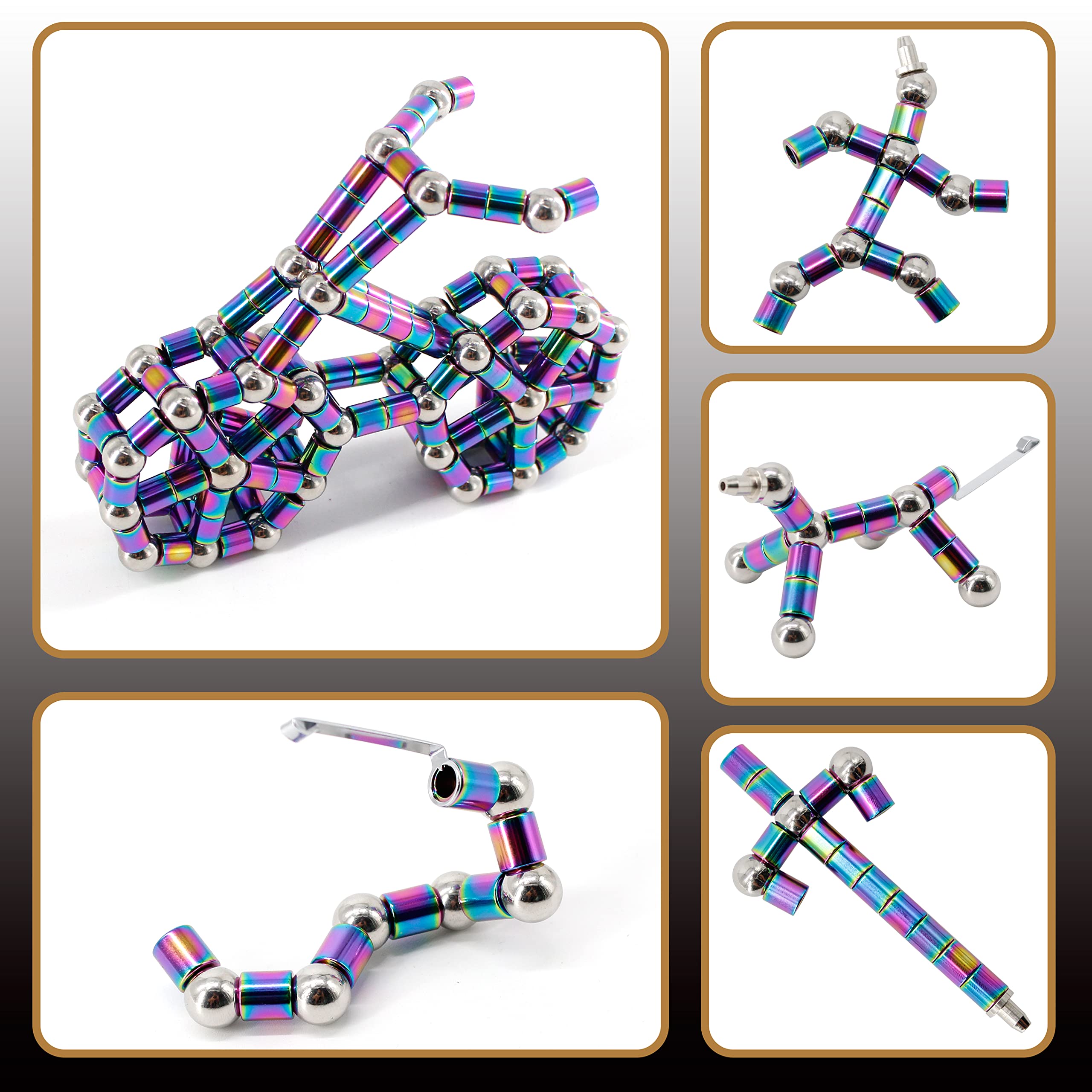 Magnetic Fidget Pen - Cool Stress Relief & Focus Toy for Teens & Adults - Unique Gift for Boys & Girls - Perfect for Office, School & ADHD Focus Aid