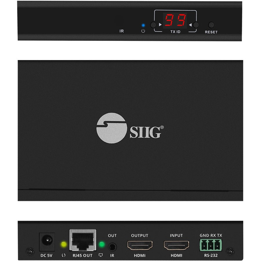 1080P HDMI Over IP Extender with IR Transmitter - Stream HD Video & Audio Over Network - Perfect for Home Theater, Conference Rooms & Gaming Setup