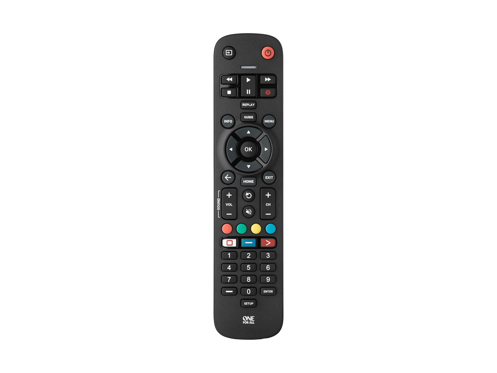 Universal Remote Control URC 3610 - Compatible with 1000+ Devices (TV, DVD, Cable Box) | Easy Setup & Learning Function | Perfect for Home Theater & Entertainment Systems
