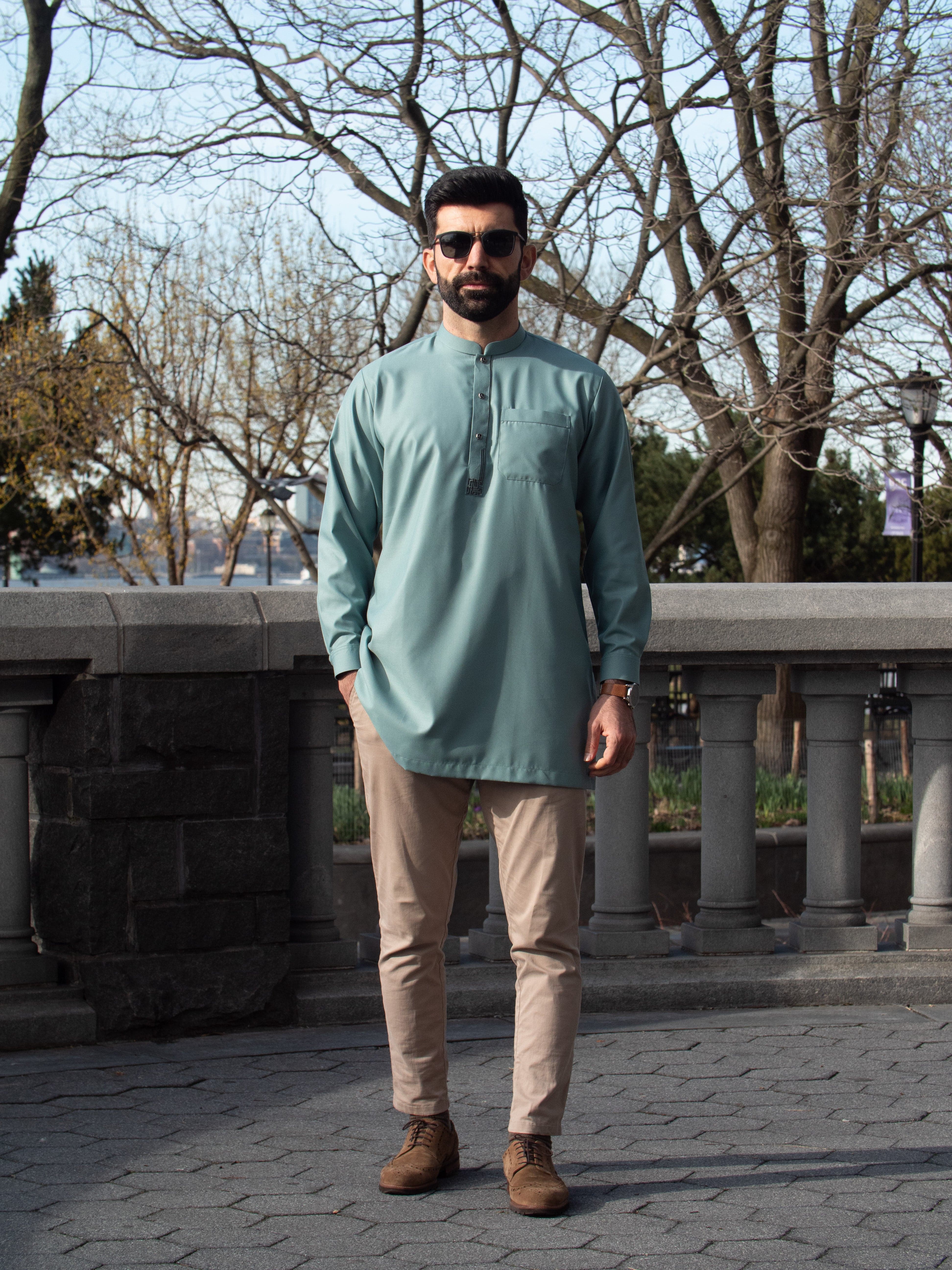 Premium Short Kurta for Men - Comfortable Cotton Casual Wear - Perfect for Festivals, Parties & Daily Use