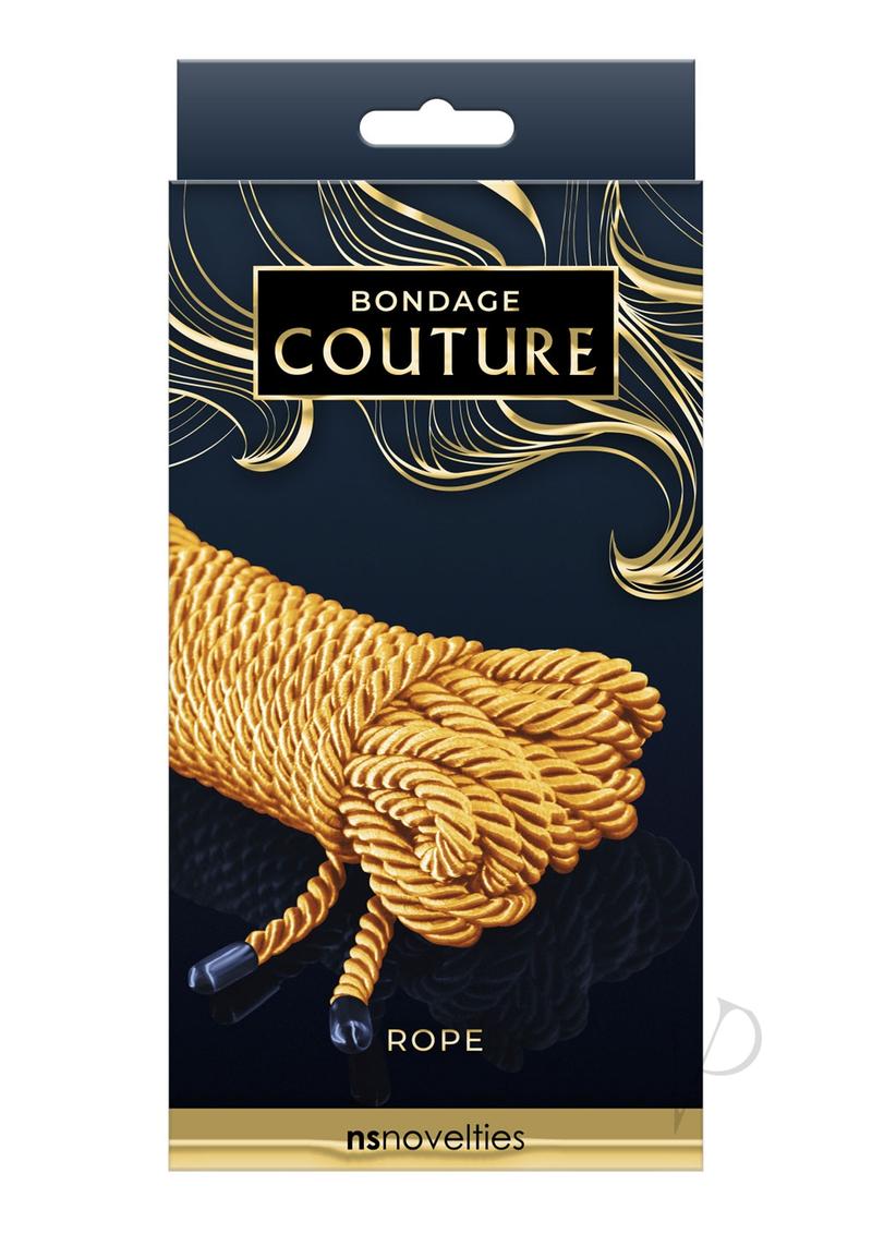 Premium Gold Bondage Rope for BDSM & Shibari - High-Quality Restraint Gear for Couples & Sensual Play