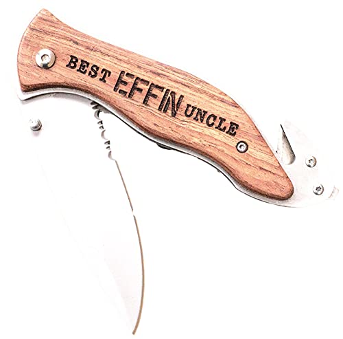 Best Effin Uncle Knife - 138 - High-Quality Stainless Steel Blade for Outdoor Camping, Hunting, and Survival Gear