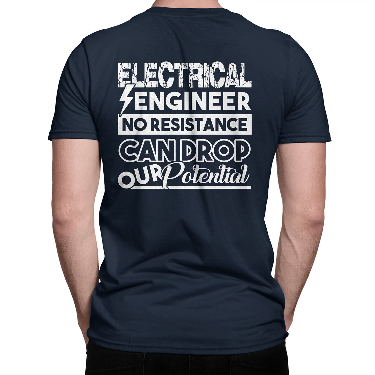 Electrical Engineer Cotton T-Shirt - No Resistance Design for STEM Professionals