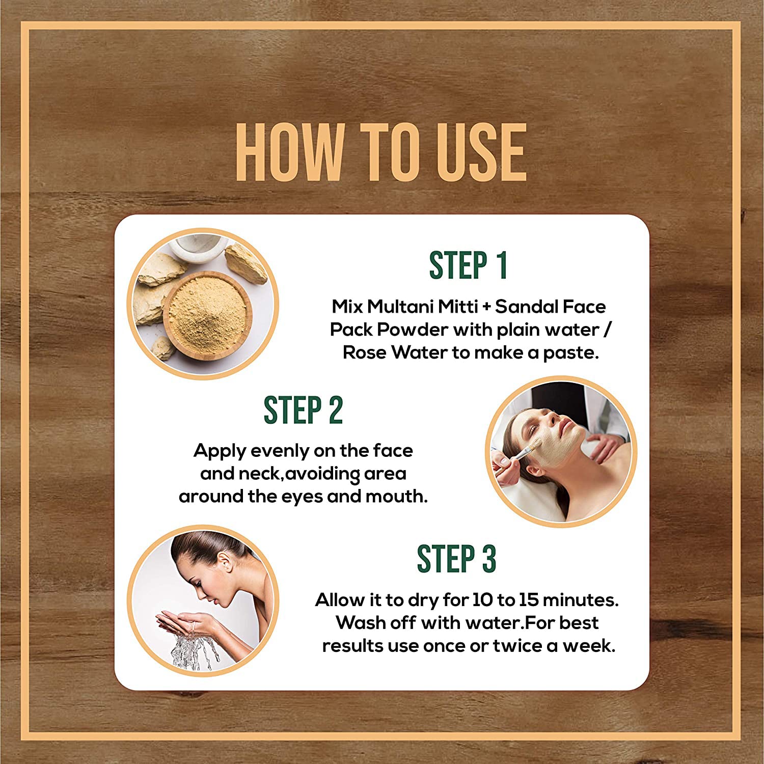 RDK Sandalwood Clay Mud Mask for Face & Body - Exfoliating & Acne Treatment Facial Mask - Pore Minimizer & Skin Detoxifier - Natural Skincare for Oily & Acne-Prone Skin (50g) | Perfect for Spa Days & At-Home Self Care Routines