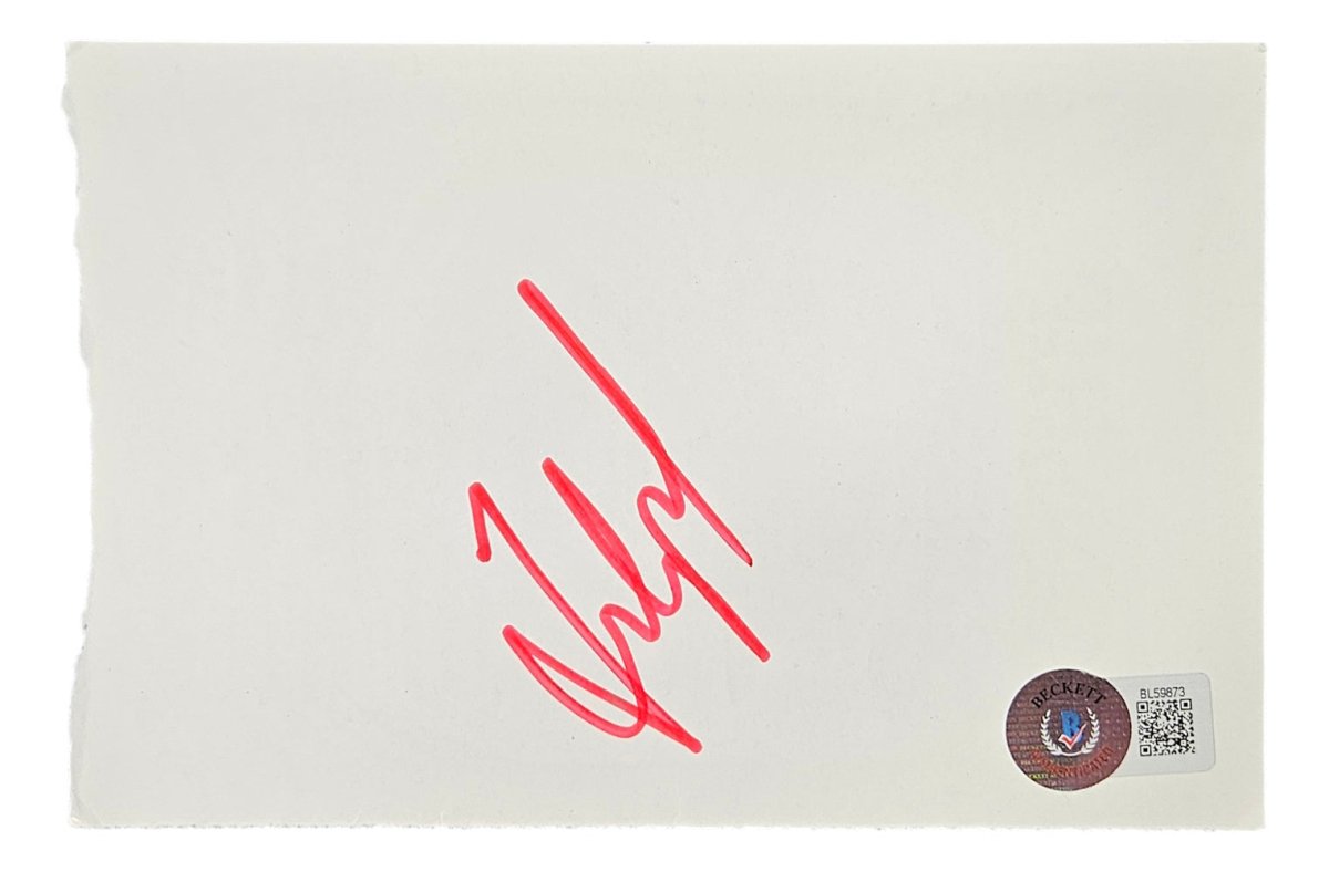 Fred Couples Autographed 4x6 PGA Tour Cut Signature BAS BL59873 - Perfect for Golf Memorabilia Collectors and Sports Fans Display