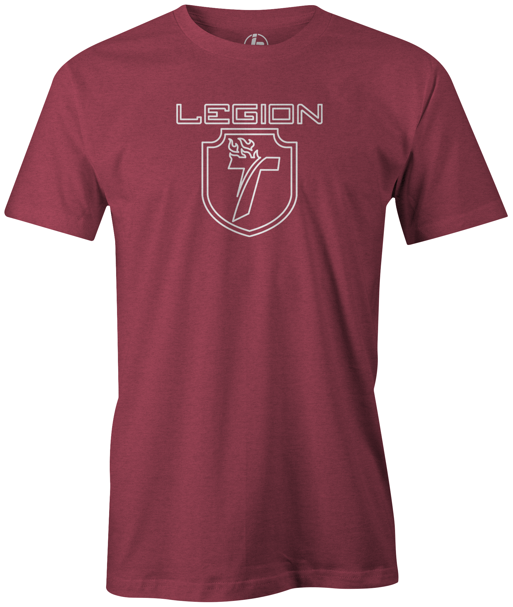 Track Legion Bowling Ball Logo Tee Shirt - Men's & Women's Casual Bowler T-Shirt for Bowling League, Tournaments & Sports Fans - Comfortable Cotton Apparel for Practice & Competition