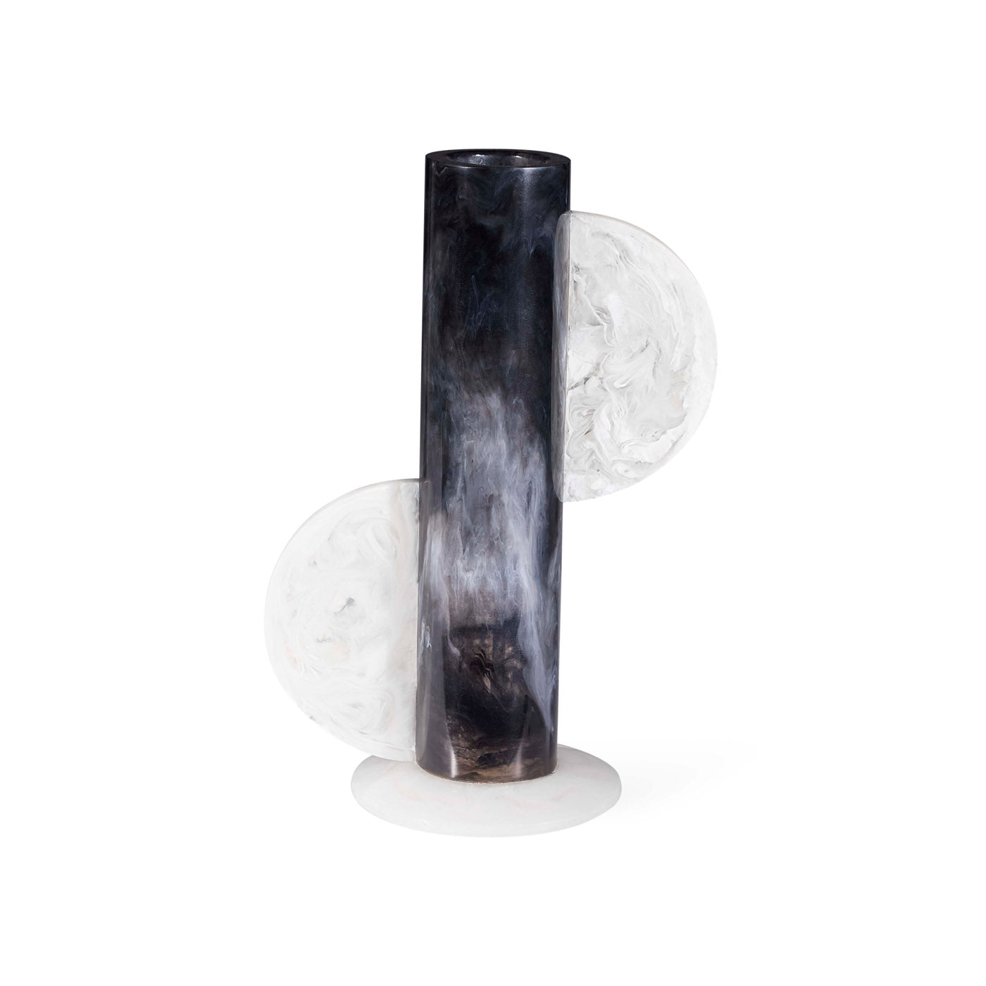 Como Cylinder Vase - Modern Glass Flower Vase for Home Decor, Wedding Centerpieces & Office Table Decorations