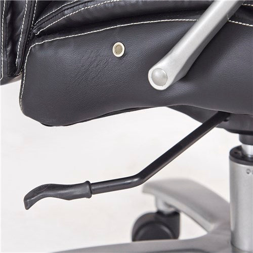 Lineage Big & Tall High Back Ergonomic Office Chair - 500 lb Weight Capacity, Adjustable Lumbar Support (Model 3502BL) - Perfect for Home Office, Gaming & Executive Workspaces