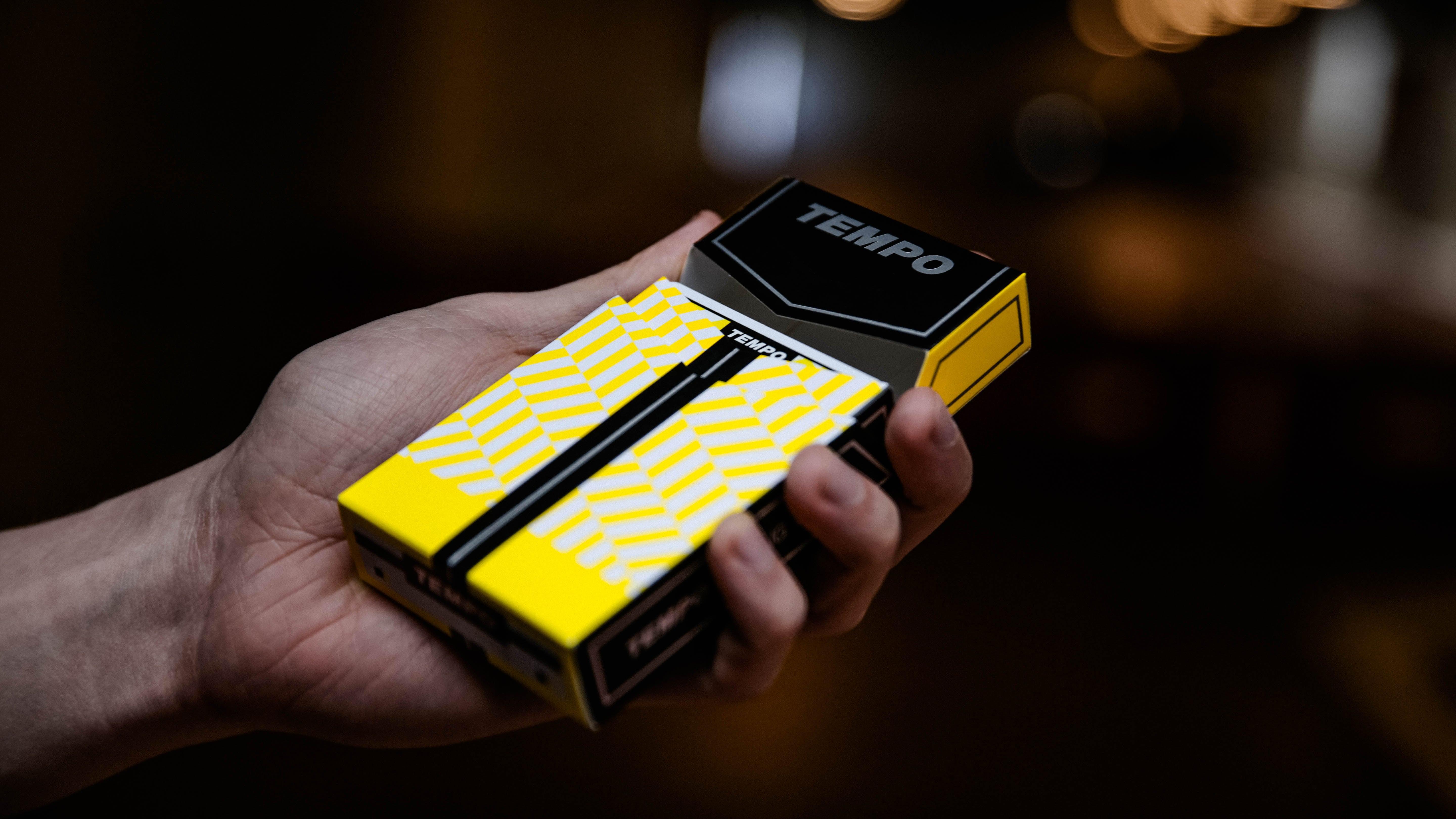 Premium Tempo Playing Cards - Classic Design for Poker, Magic Tricks & Card Games | Perfect for Family Game Nights, Casino Parties & Professional Performances