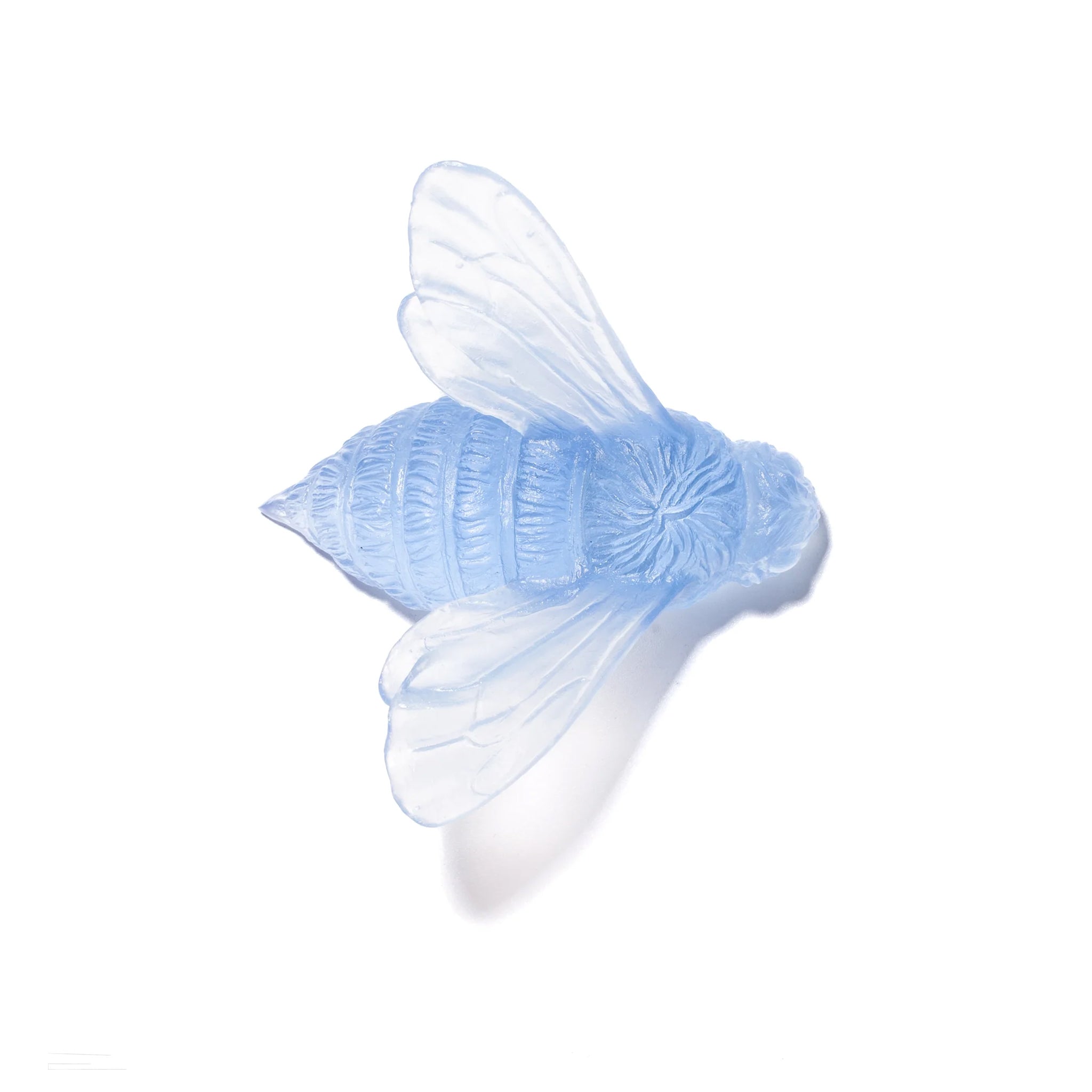 Handmade Glass Bee Wall Sculpture with Detailed Wings - Unique Home Decor by Luke Jacomb Studio | Perfect for Living Room, Bedroom & Office Wall Art