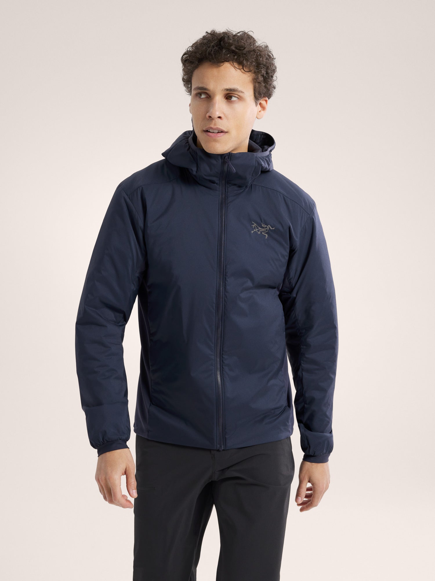Atom Hoody Men's Lightweight Water-Resistant Hooded Jacket - Perfect for Outdoor Activities, Hiking & Casual Wear