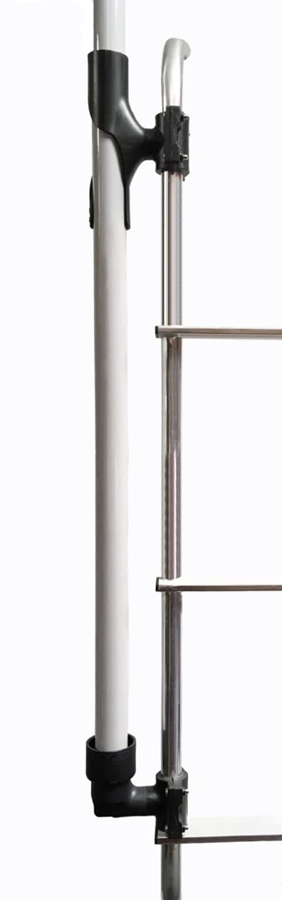 FlagPole Buddy RV Flag Pole Kit - 16 Feet Heavy Duty Telescopic Flagpole with Ladder Mount for Camping, Tailgating & Outdoor Decor (American Flag Not Included)