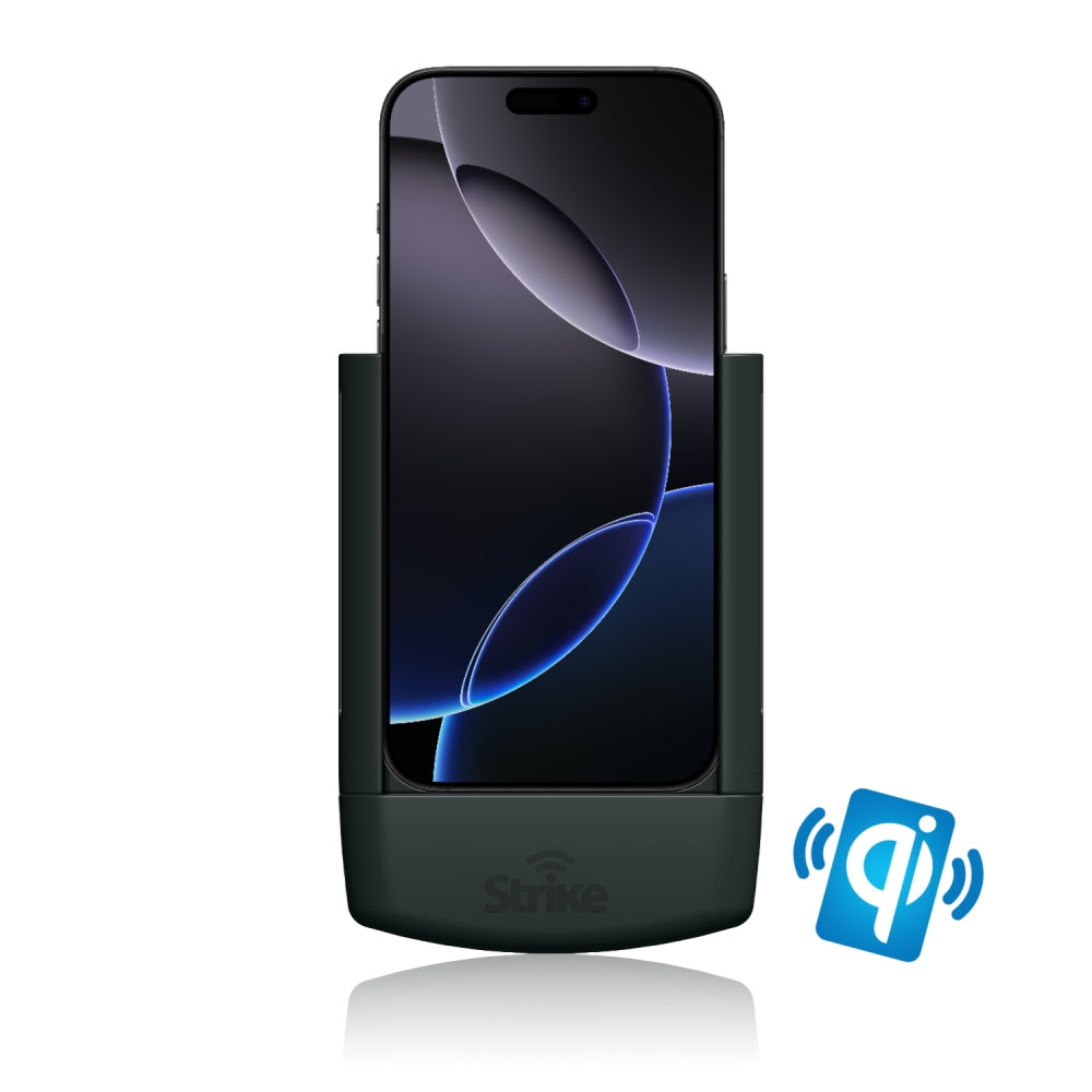 iPhone 16 Pro Max Wireless Charging Car Mount Holder - Fast Qi Charging Phone Stand for Car Dashboard & Air Vent - Perfect for Driving, Commuting & Road Trips